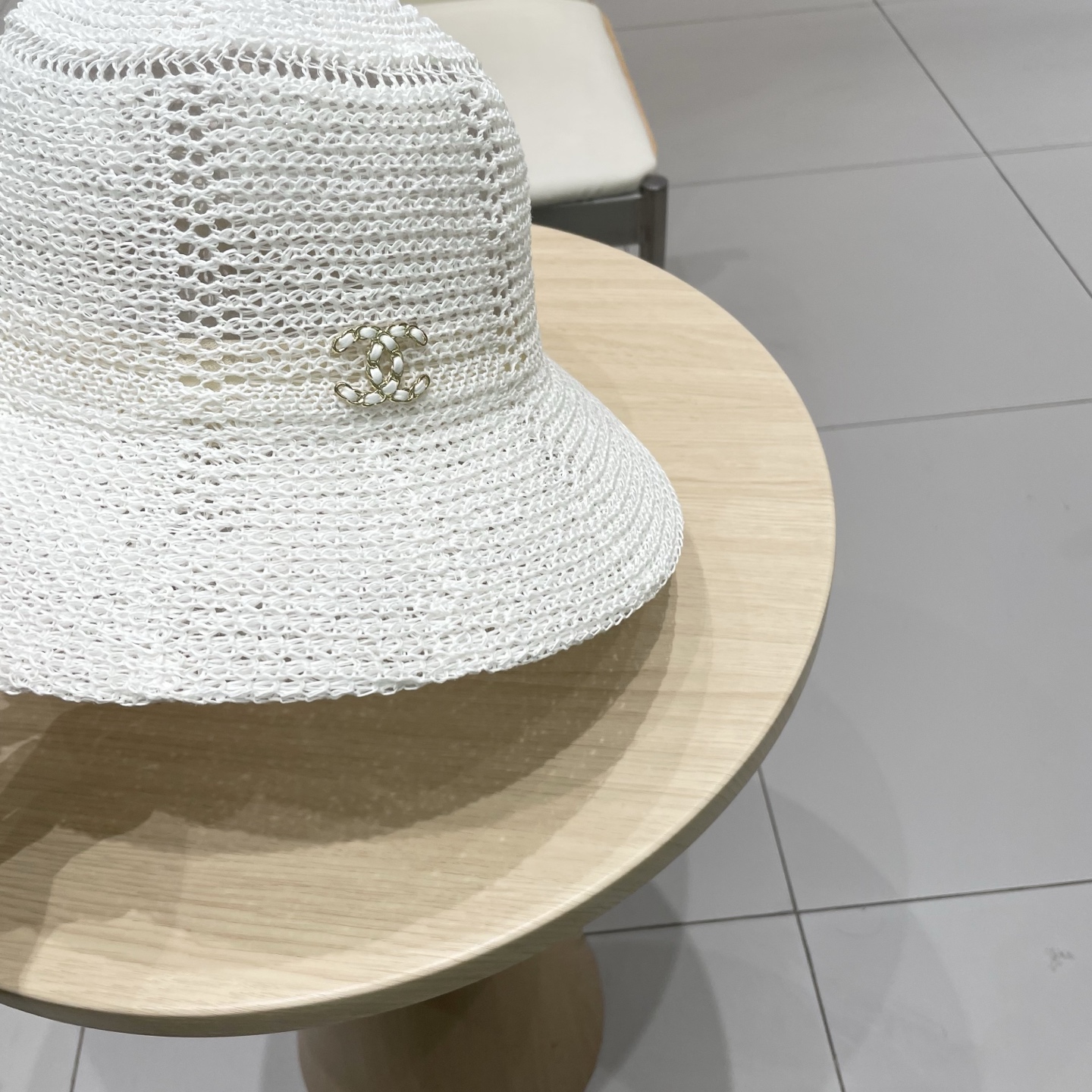  chanel香奈儿2025热销高品质ins遮阳帽镂空渔夫帽夏季出游圆顶草帽防晒遮阳帽