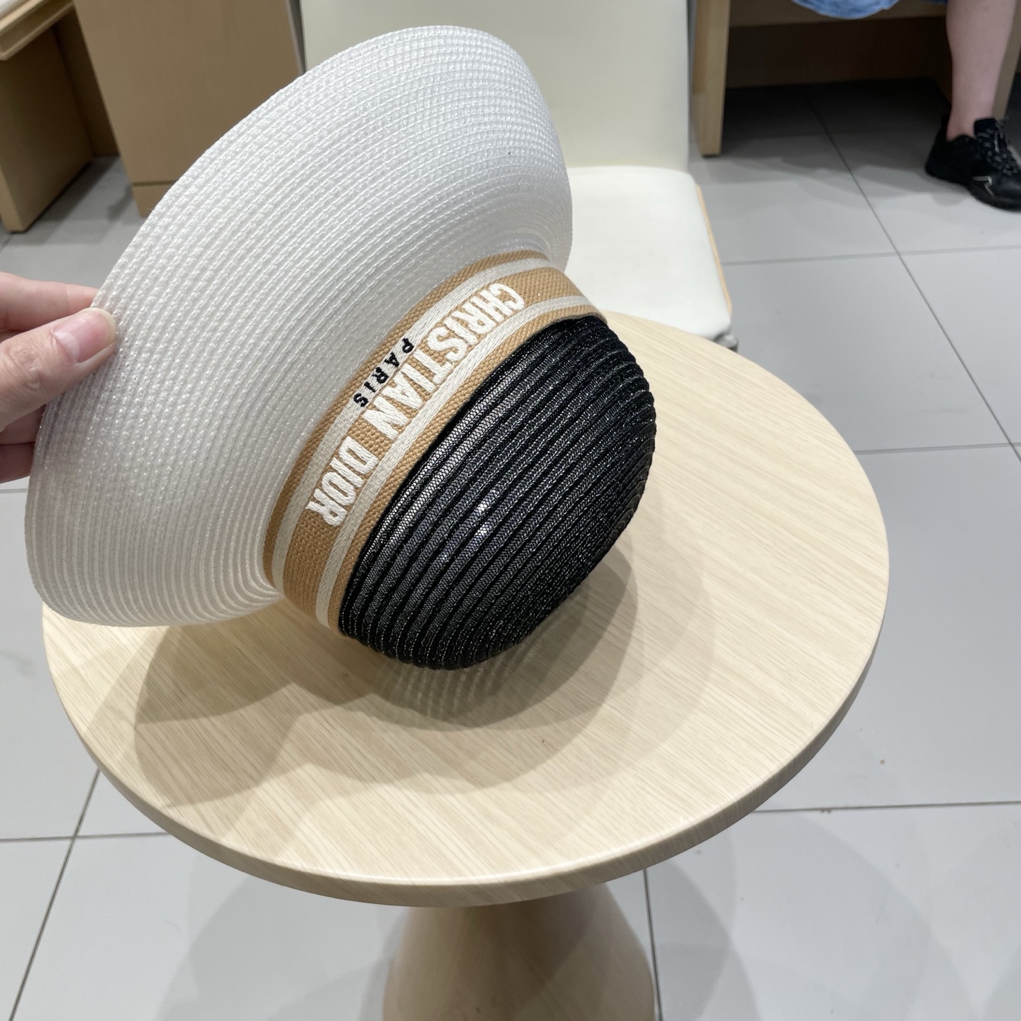  Dior迪奥新款渔夫帽，遮阳草帽，头围57cm