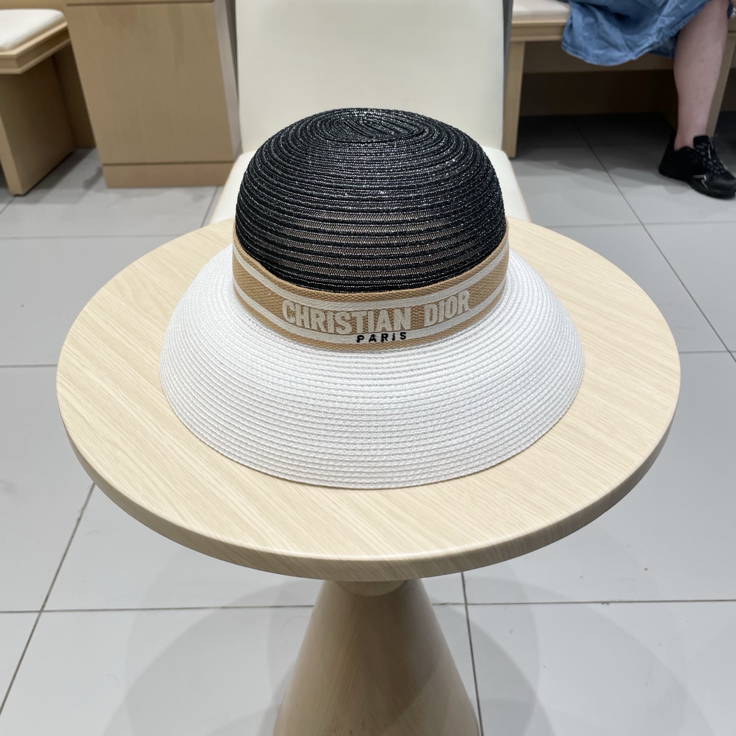  Dior迪奥新款渔夫帽，遮阳草帽，头围57cm