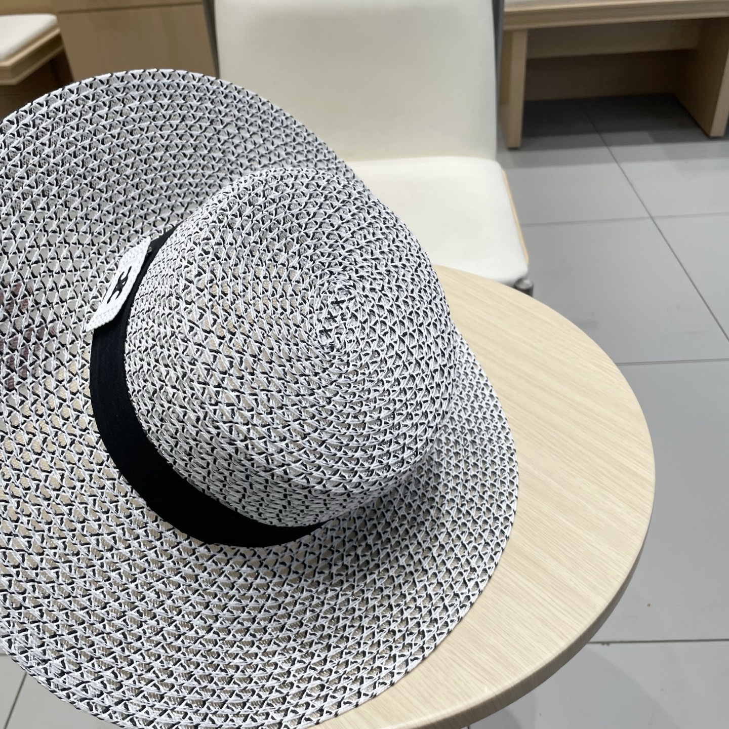 塞琳celien新款草帽，平顶礼帽，头围57cm