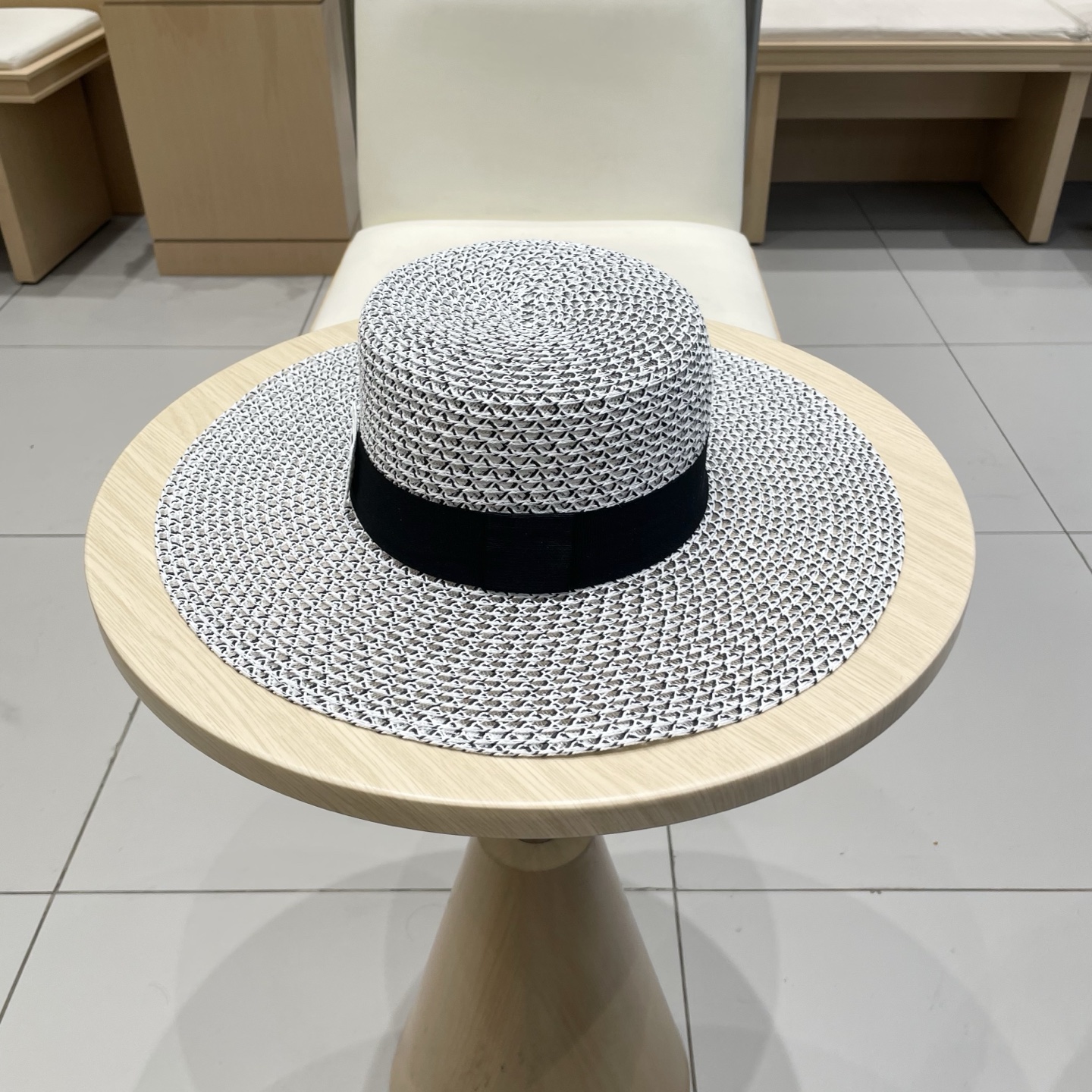 塞琳celien新款草帽，平顶礼帽，头围57cm