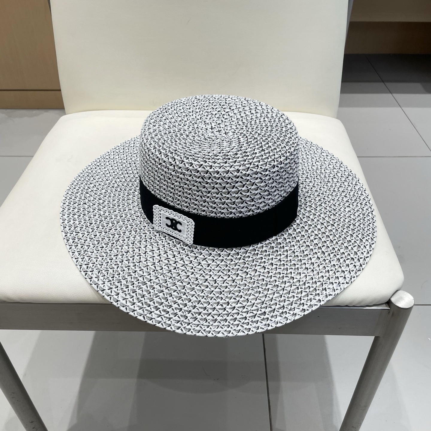 塞琳celien新款草帽，平顶礼帽，头围57cm