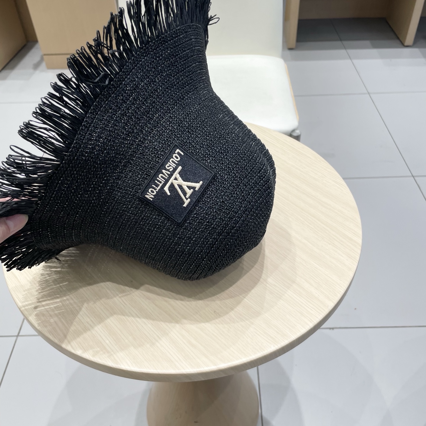 🧢路易威登棒球帽 LouisVuitton新款草帽女i帽子你女毛边春夏季出游户外遮阳帽时