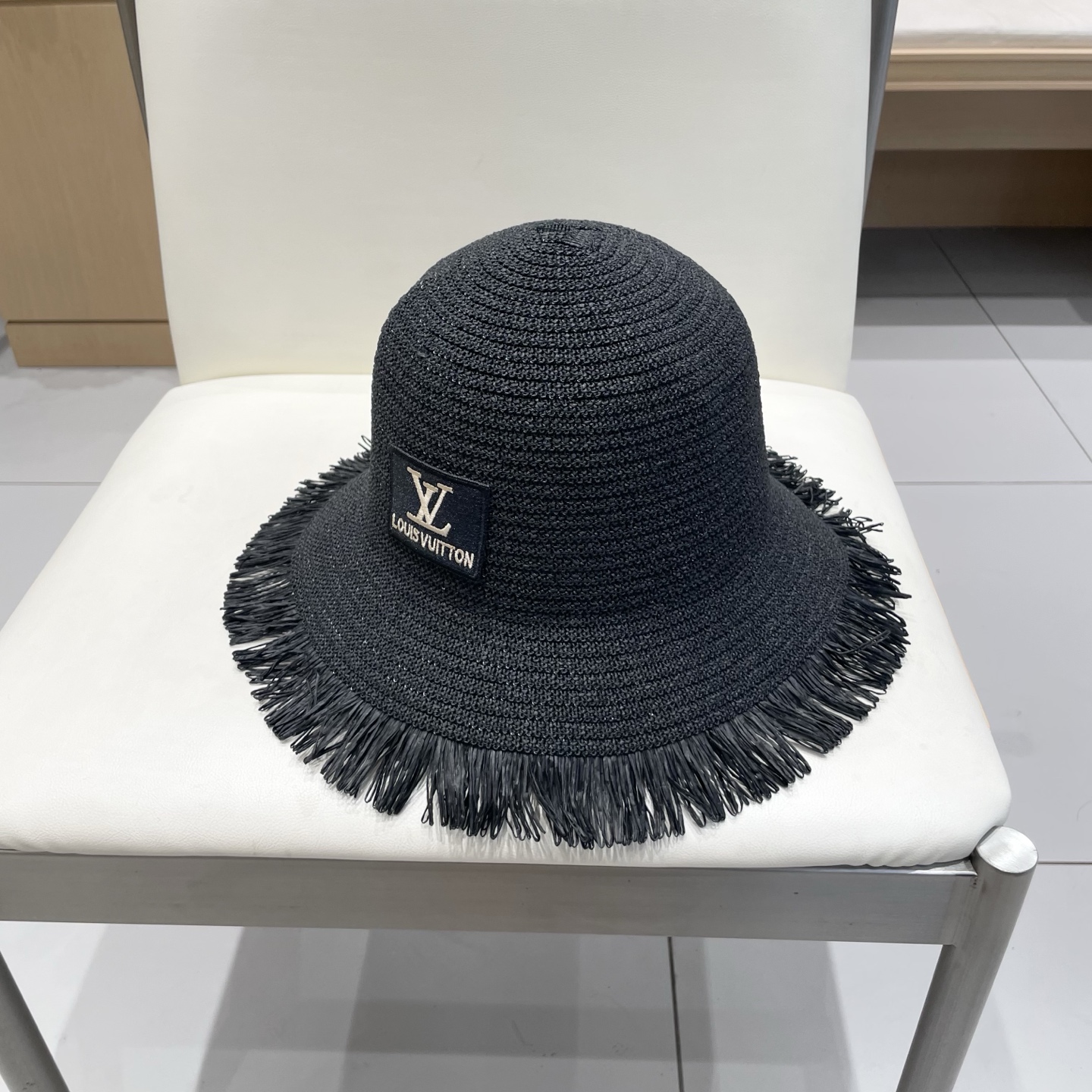 🧢路易威登棒球帽 LouisVuitton新款草帽女i帽子你女毛边春夏季出游户外遮阳帽时