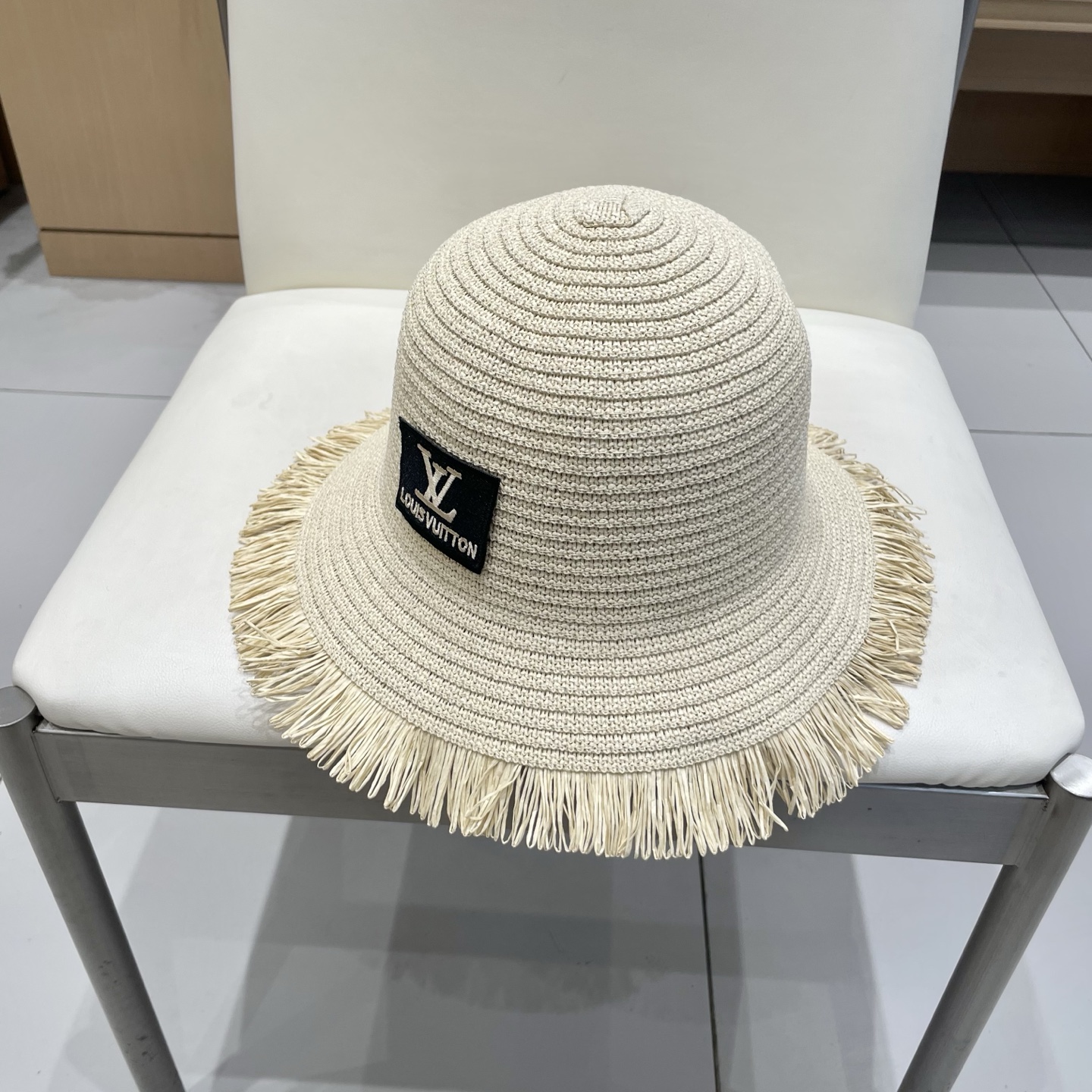 🧢路易威登棒球帽 LouisVuitton新款草帽女i帽子你女毛边春夏季出游户外遮阳帽时