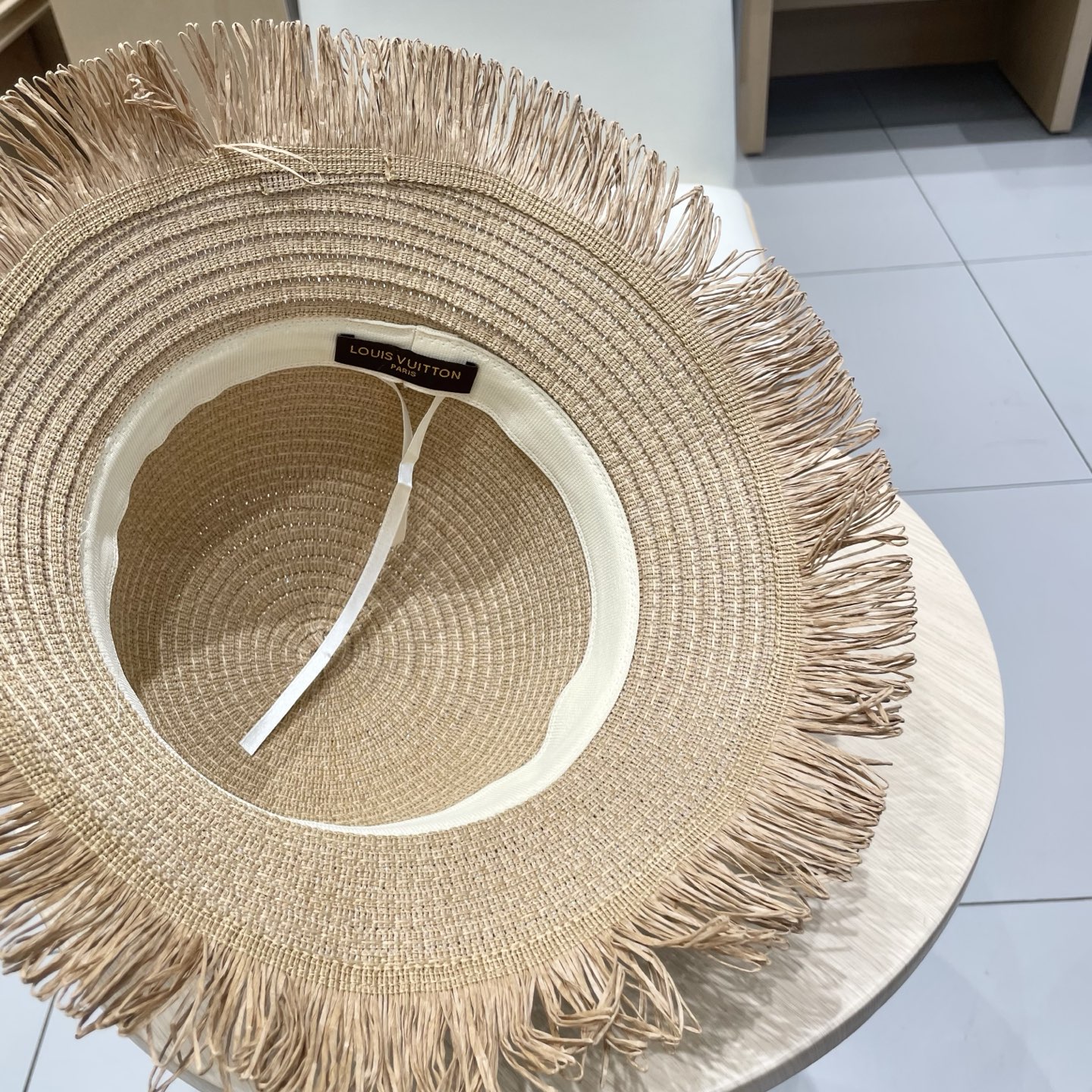 🧢路易威登棒球帽 LouisVuitton新款草帽女i帽子你女毛边春夏季出游户外遮阳帽时