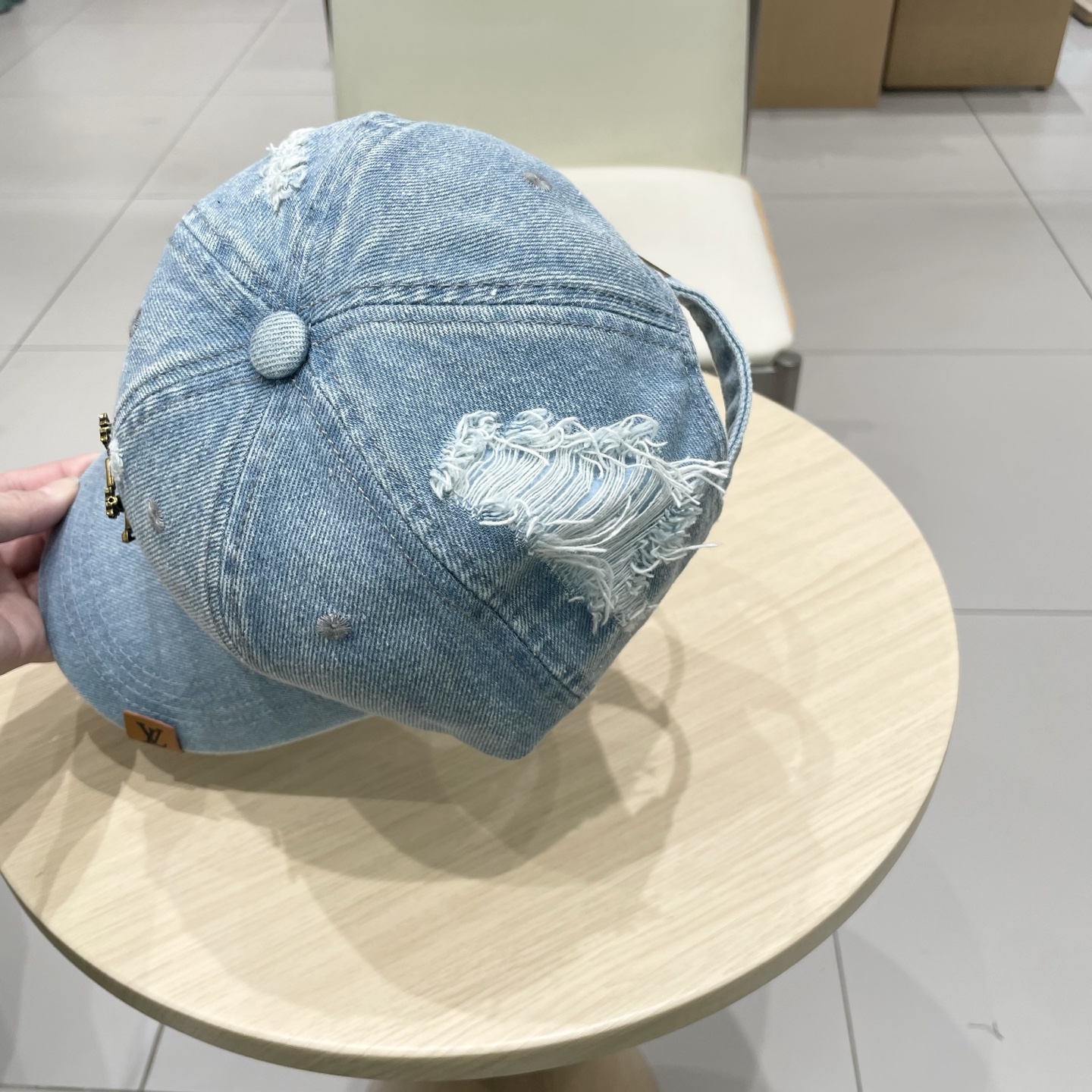 🧢路易威登牛仔棒球帽 LouisVuitton😍2025新款LV棒球帽，重工打造♥️高端大气，百搭款🤗男