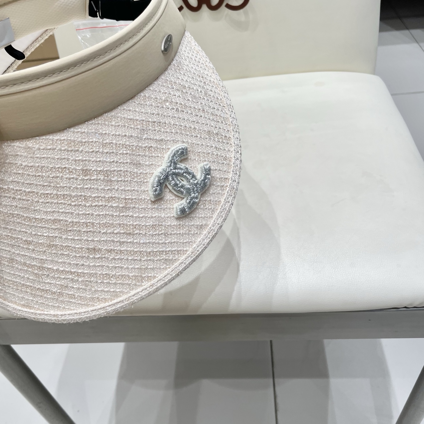  Chanel香奈儿空顶遮阳帽，发箍遮阳帽，头围57cm