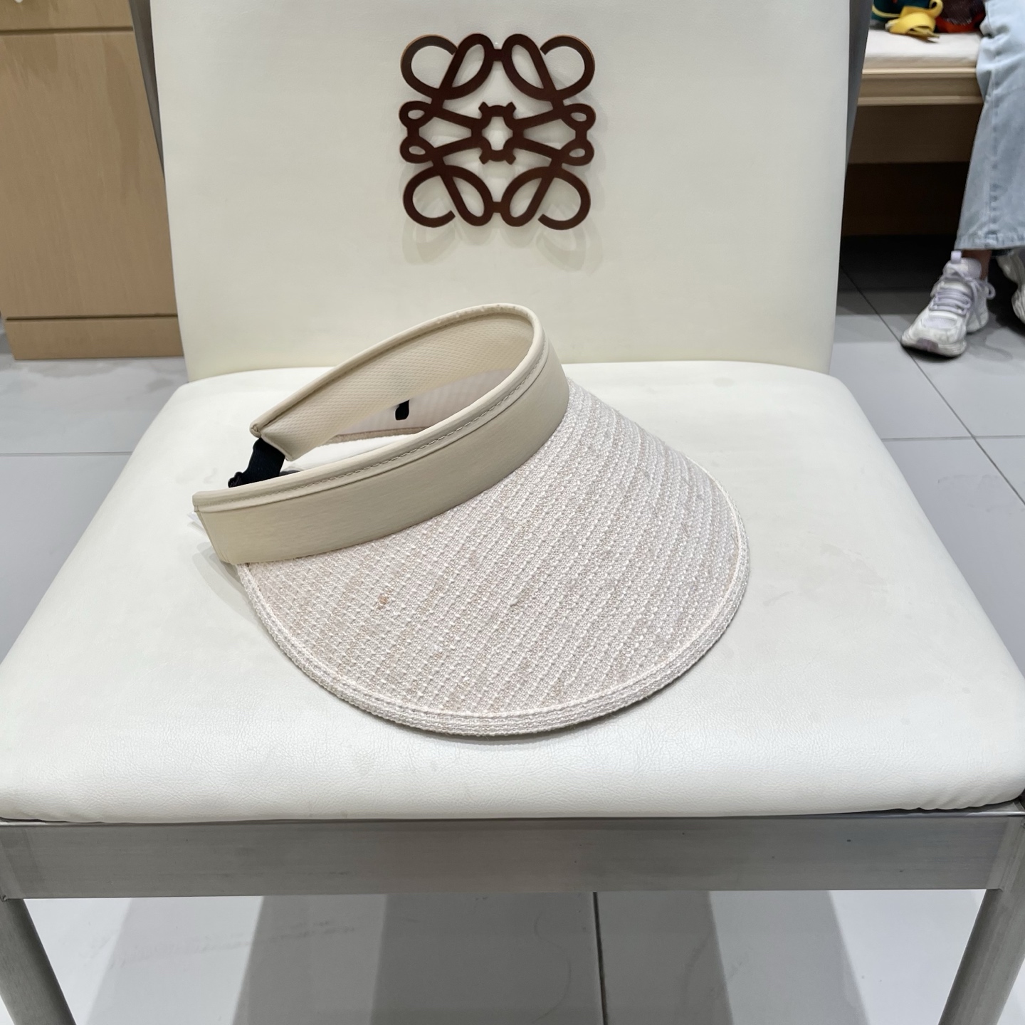  Chanel香奈儿空顶遮阳帽，发箍遮阳帽，头围57cm