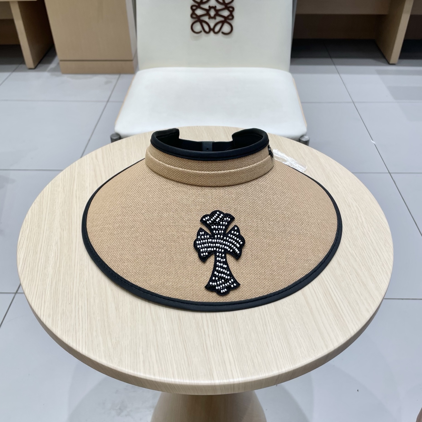 [Chrome Hearts Hats]Keluo heart full mark sunscreen new vinyl anti-ultraviolet
