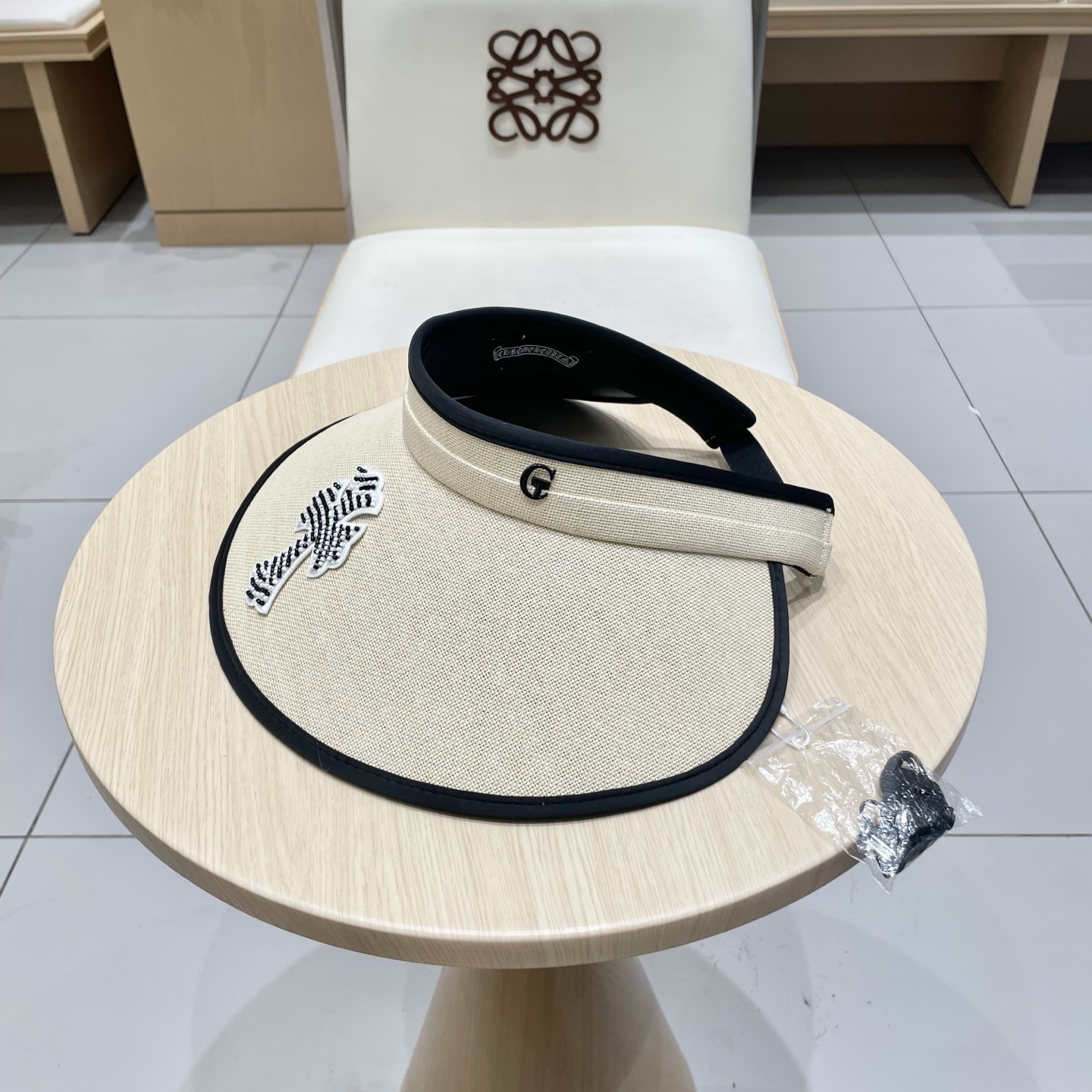 [Chrome Hearts Hats]Keluo heart full mark sunscreen new vinyl anti-ultraviolet