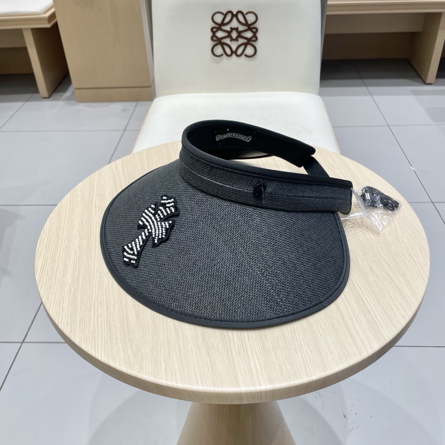 [Chrome Hearts Hats]Keluo heart full mark sunscreen new vinyl anti-ultraviolet