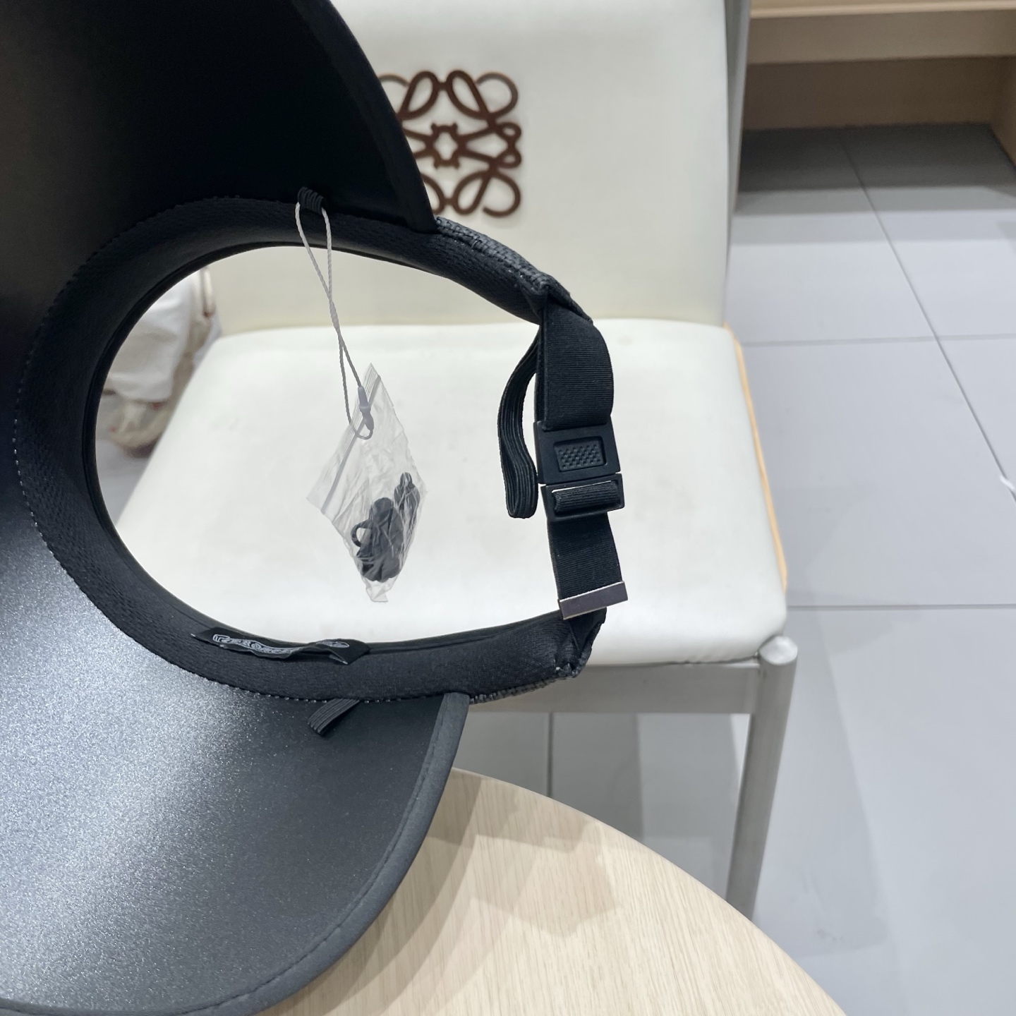  克罗心 满分防晒~新款黑胶防紫外线草编空顶遮阳帽女夏季大檐户外太阳帽