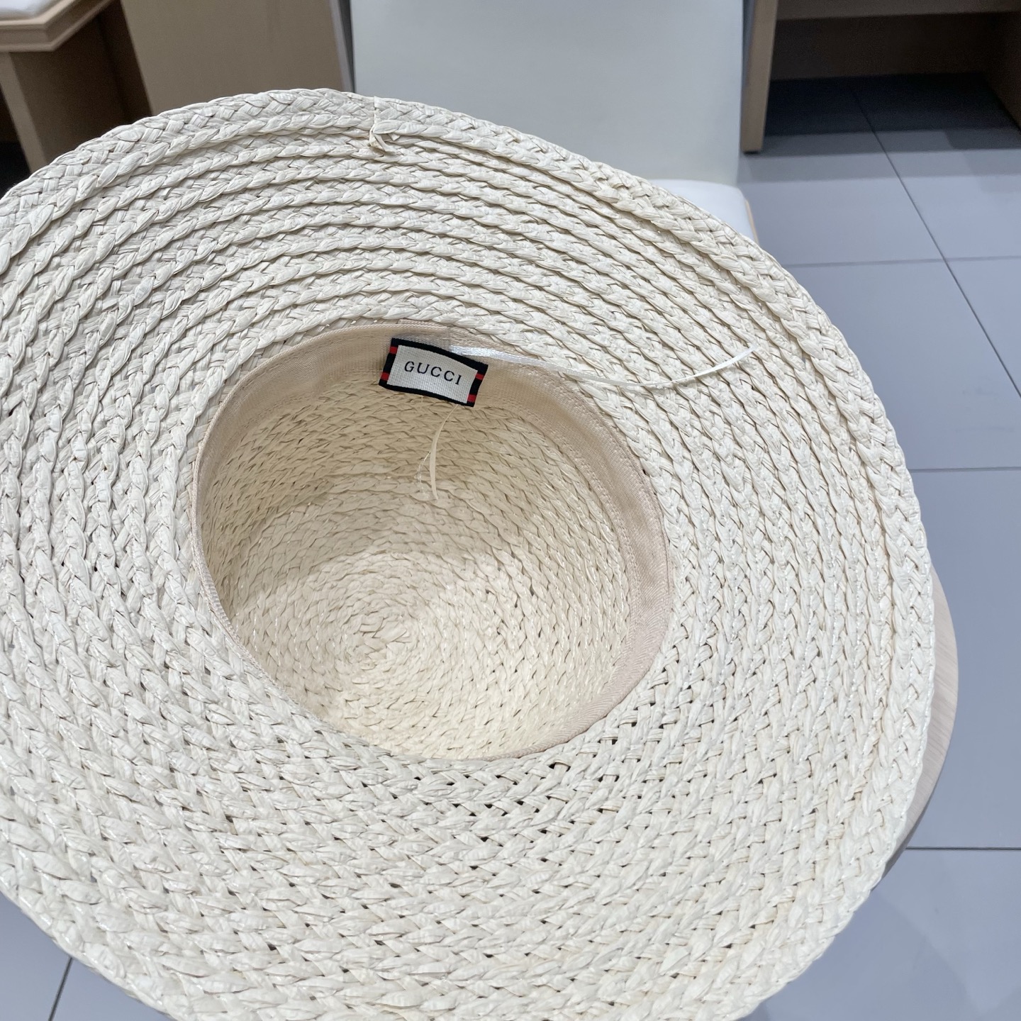  Gucci古奇新款大檐帽草帽，帽型超赞