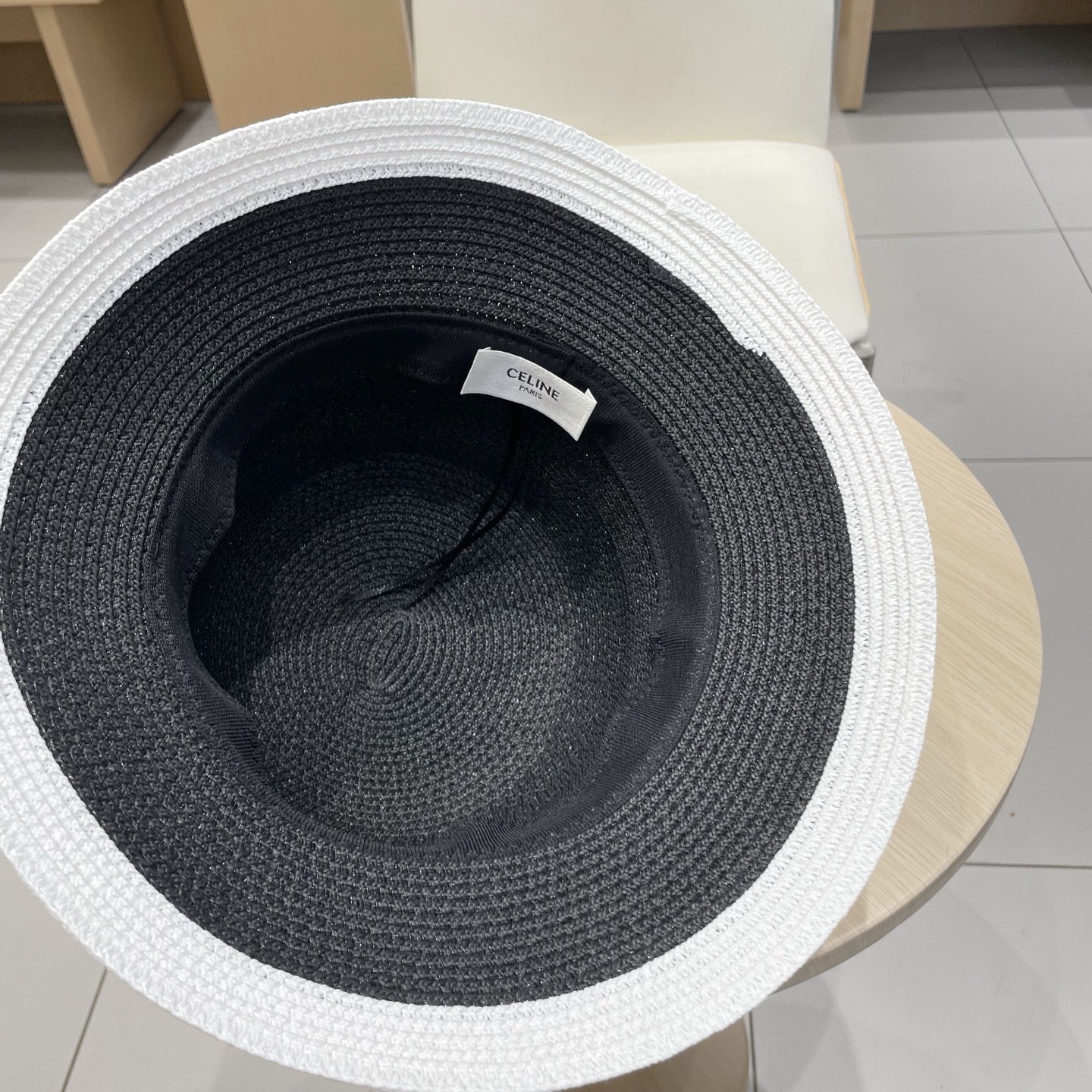   塞琳Celine新款草帽，草拼色名媛高级定制，