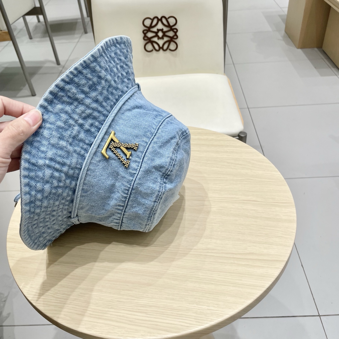  【LV路易威登】2025新款牛仔男女款简约渔夫帽，🔆百搭日常款～出街必备