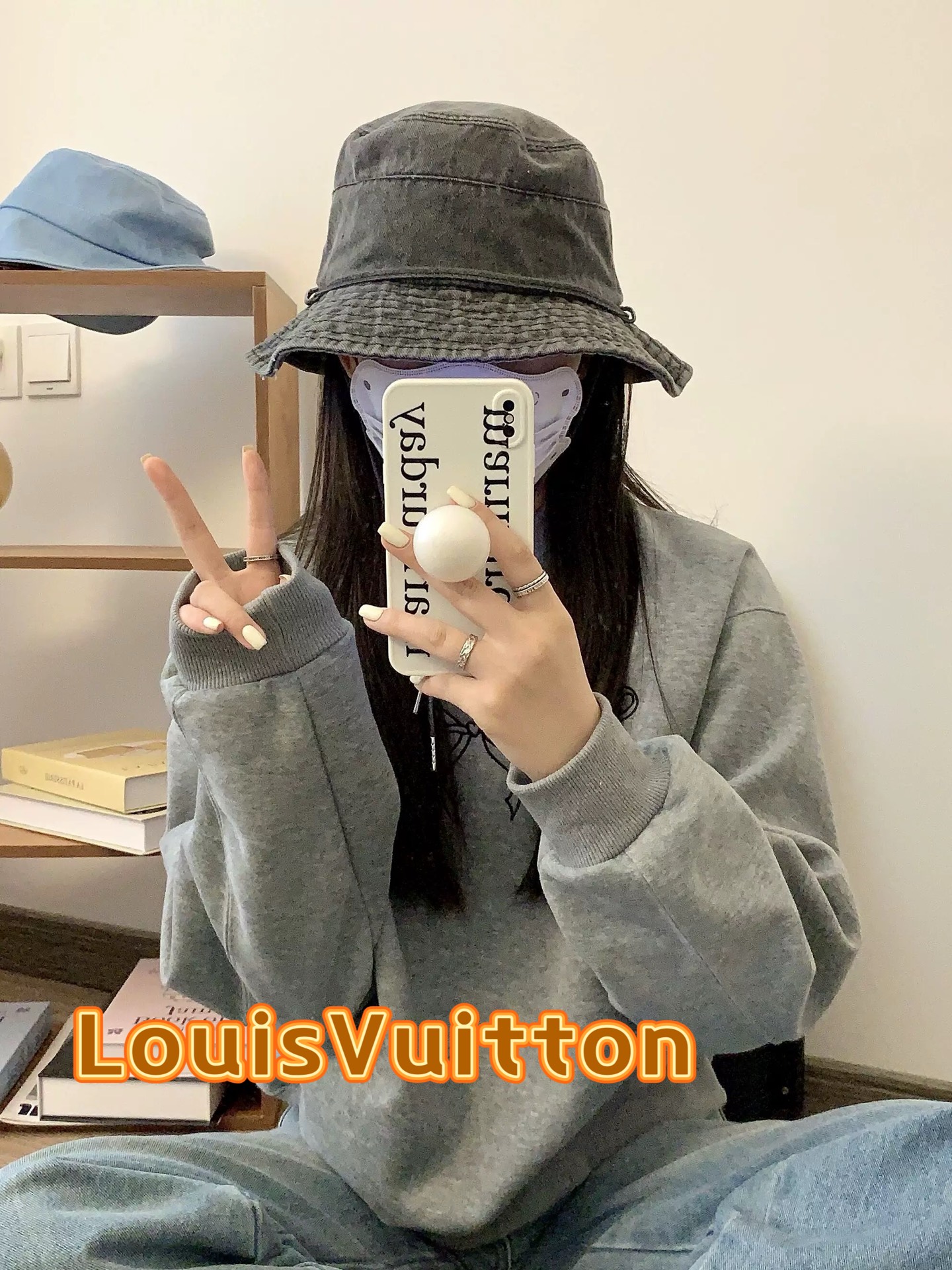  【LV路易威登】2025新款牛仔男女款简约渔夫帽，🔆百搭日常款～出街必备