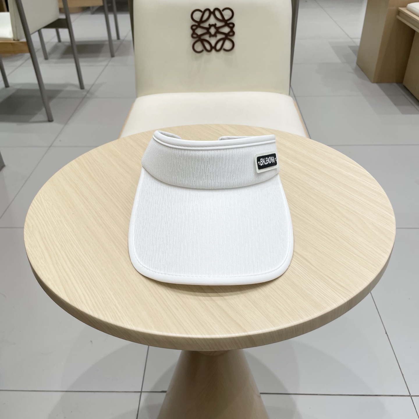 BALENCIAGA巴黎世家户外空顶防晒帽子女款2025新款夏季防紫外线户外跑步遮阳帽