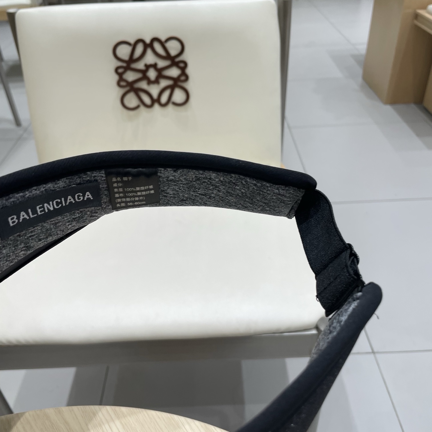 BALENCIAGA巴黎世家户外空顶防晒帽子女款2025新款夏季防紫外线户外跑步遮阳帽