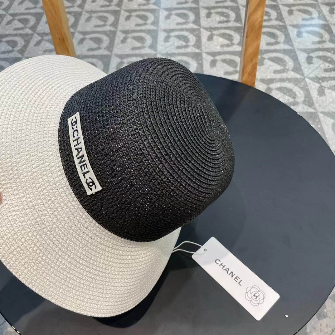 【Chanel香奈儿】2025新款编织草帽，度假休闲必备，优雅大方的一款