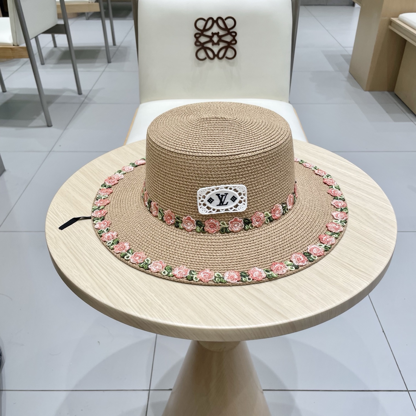 NO:228034,Louis Vuitton idyllic style small fresh flowers woven straw hat flat sun hat 2025 large brim sun protection seaside vacation sun hat hat straw hat fisherman hat baseball hat, hat, louis vuitton, louis vuitton, espadrilles,hats19860909路易威登LouisVuitton田园风小清新花朵编织草帽平顶太阳帽2025大檐遮阳海边度假防晒帽帽子草帽渔夫帽棒球帽,帽子,louis vuitton,louis vuitton,espadrilles,hats,hat
