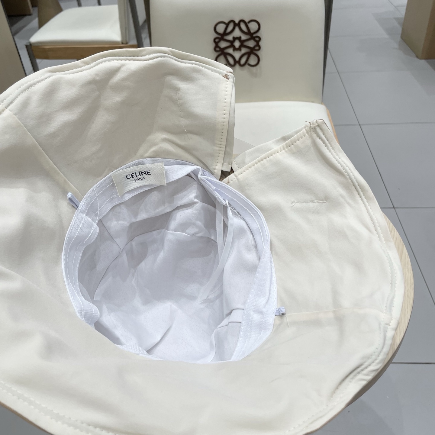  celine塞琳2025新款春户外遮阳帽防晒女百搭潮流夏季渔夫帽赫本风帽子蝴蝶结