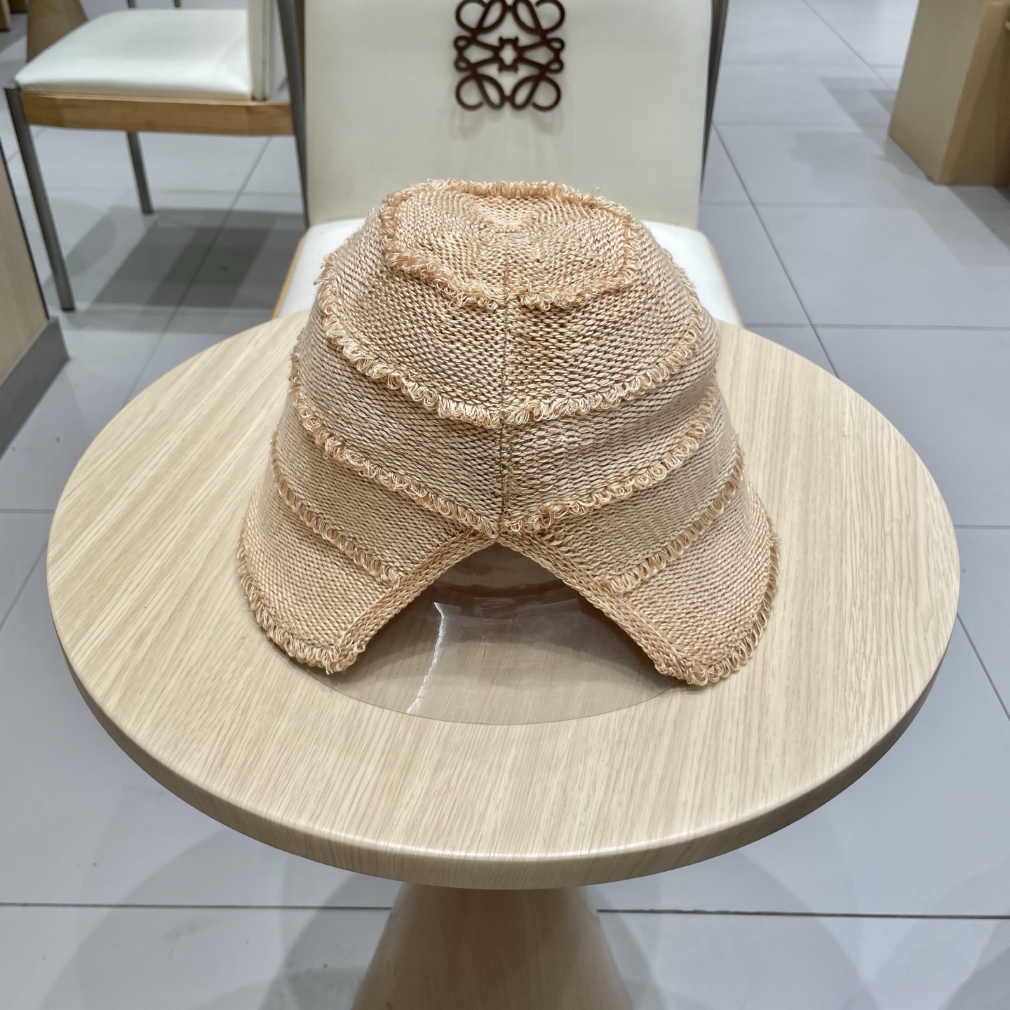  gucci古奇条纹渔夫帽女春夏季大帽檐遮阳防晒水桶帽子显脸小百搭盆帽潮