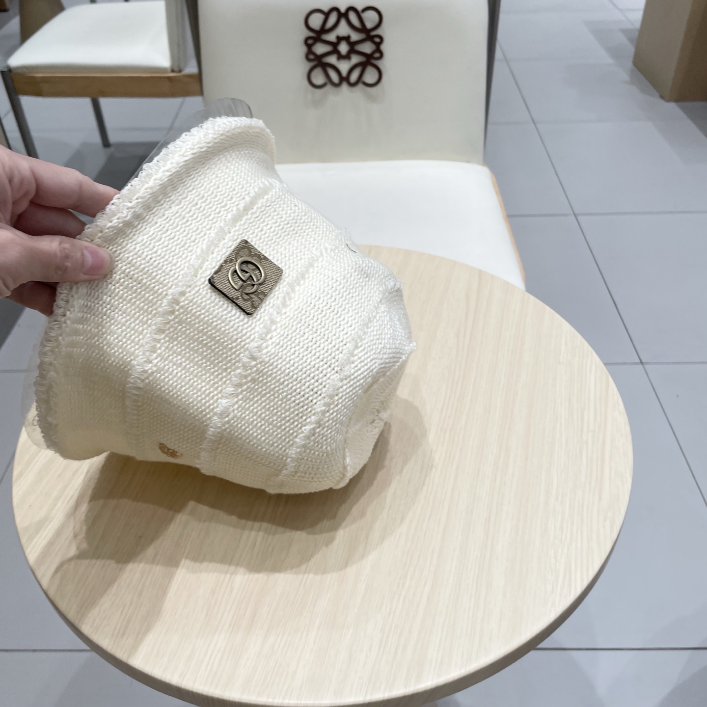  gucci古奇条纹渔夫帽女春夏季大帽檐遮阳防晒水桶帽子显脸小百搭盆帽潮