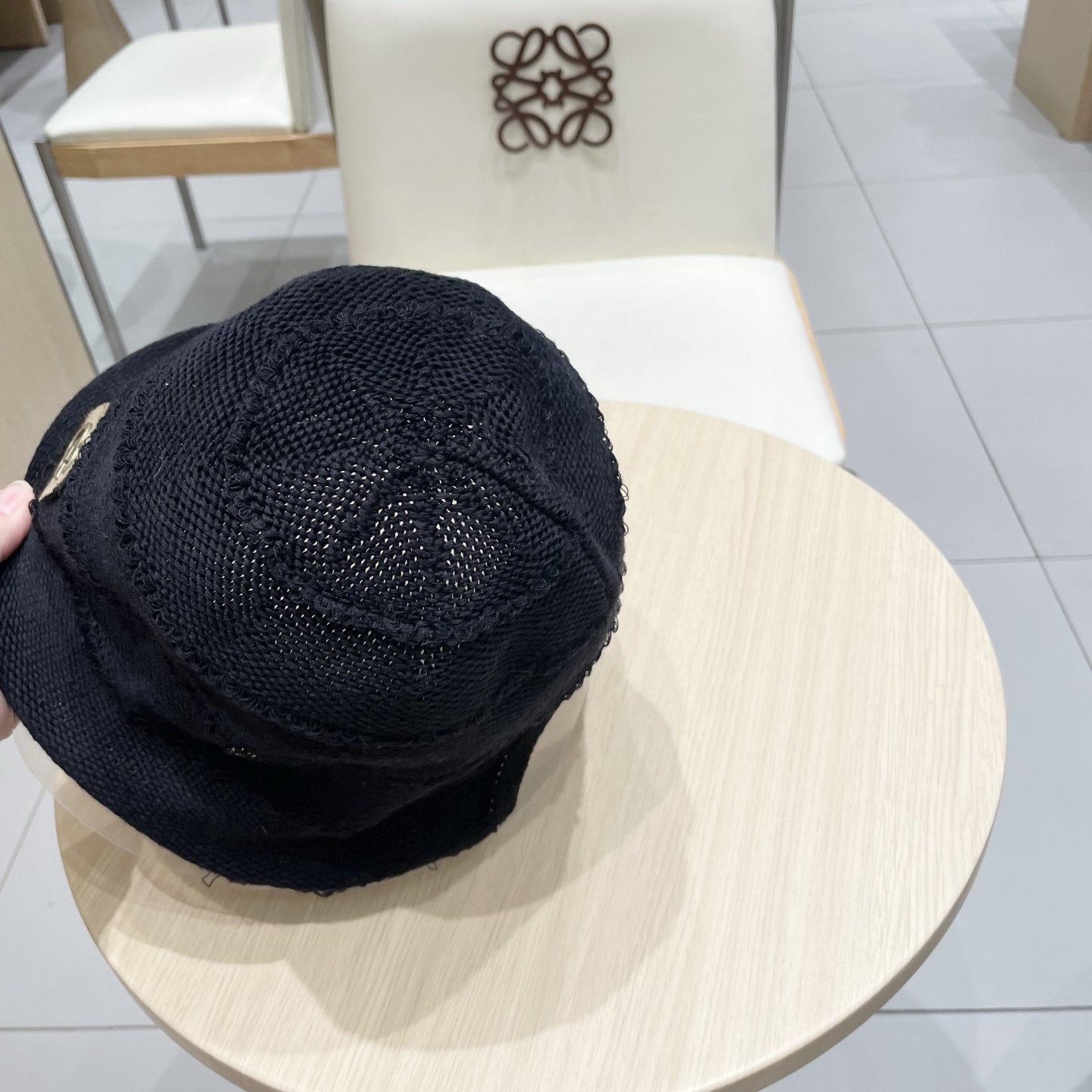  gucci古奇条纹渔夫帽女春夏季大帽檐遮阳防晒水桶帽子显脸小百搭盆帽潮