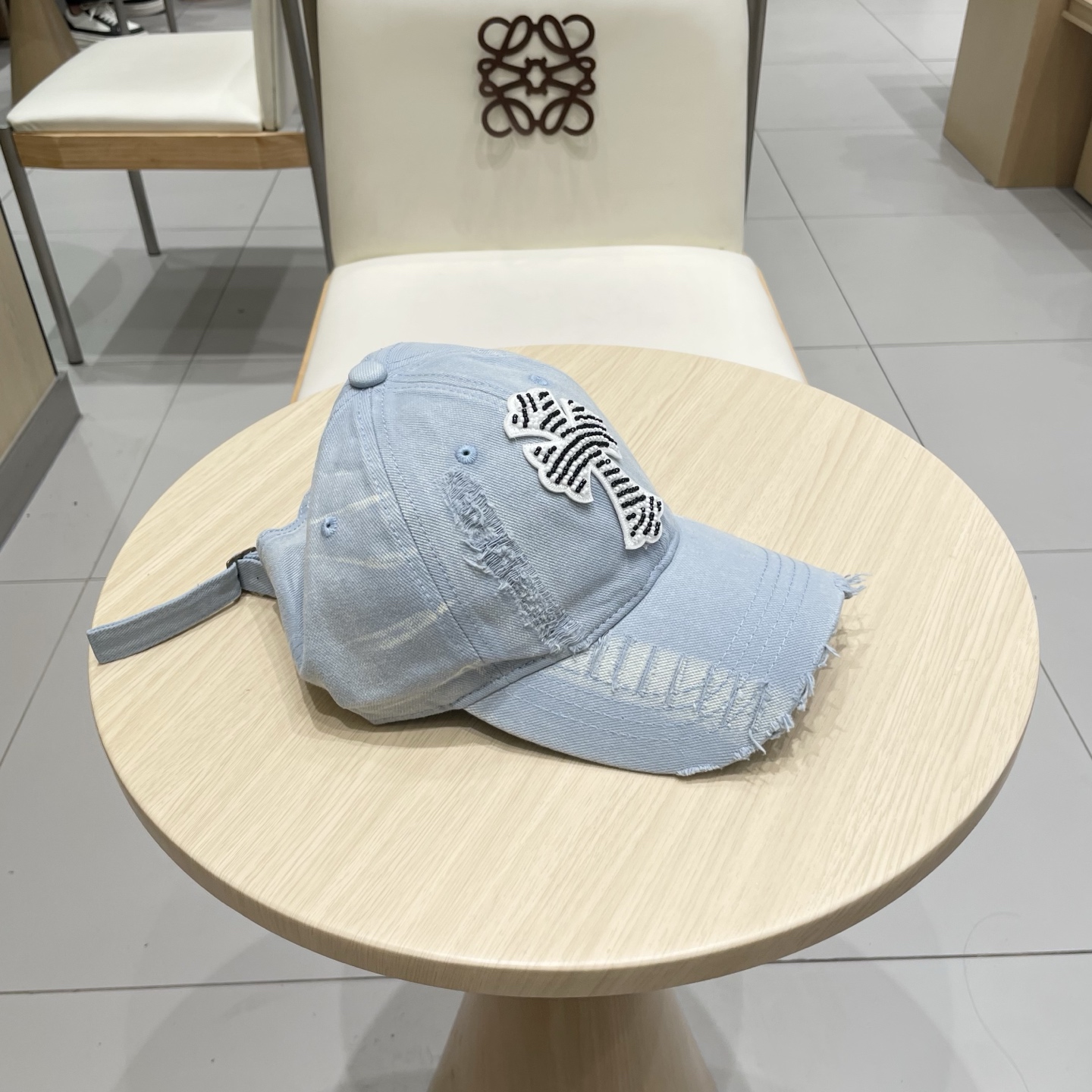  Chrome Hearts 克罗心💓早春韩版时尚复古做旧破洞帽子磨损设计百搭棒球帽鸭舌帽