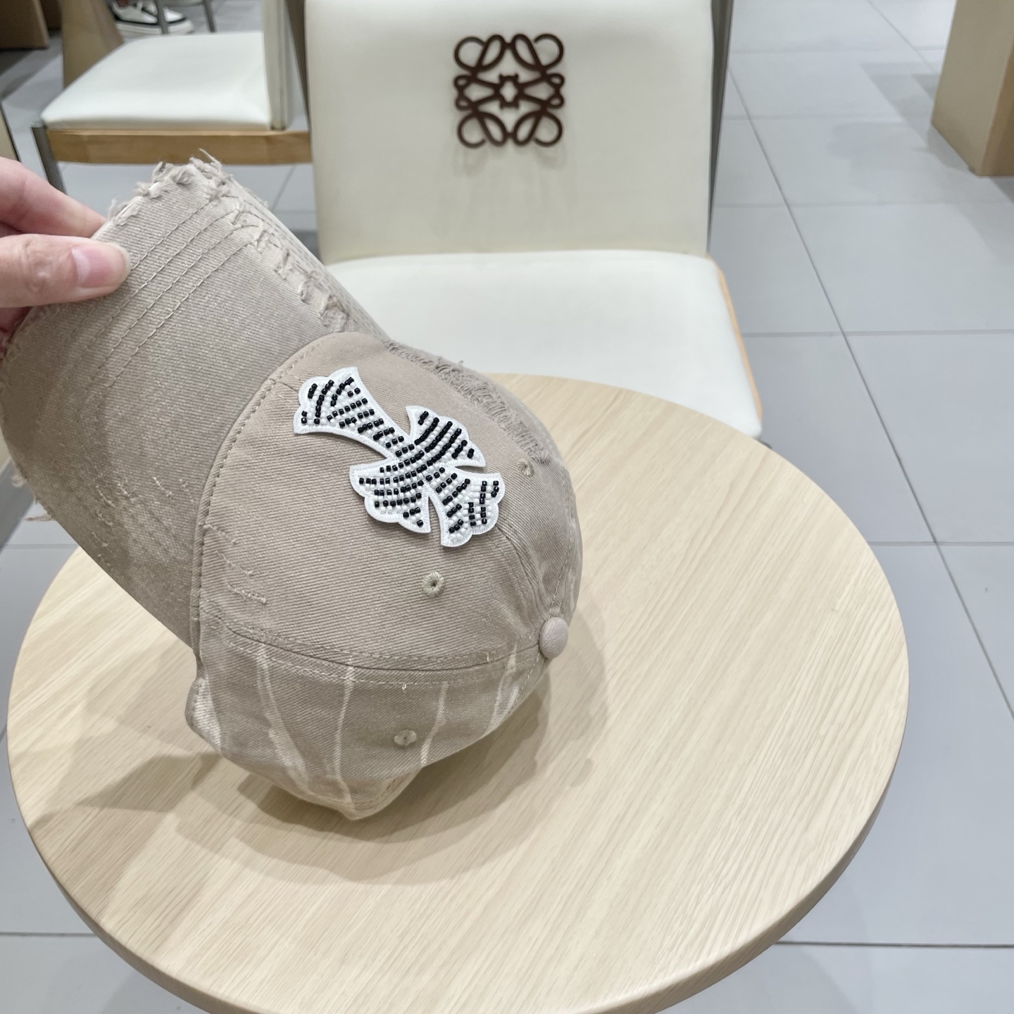  Chrome Hearts 克罗心💓早春韩版时尚复古做旧破洞帽子磨损设计百搭棒球帽鸭舌帽