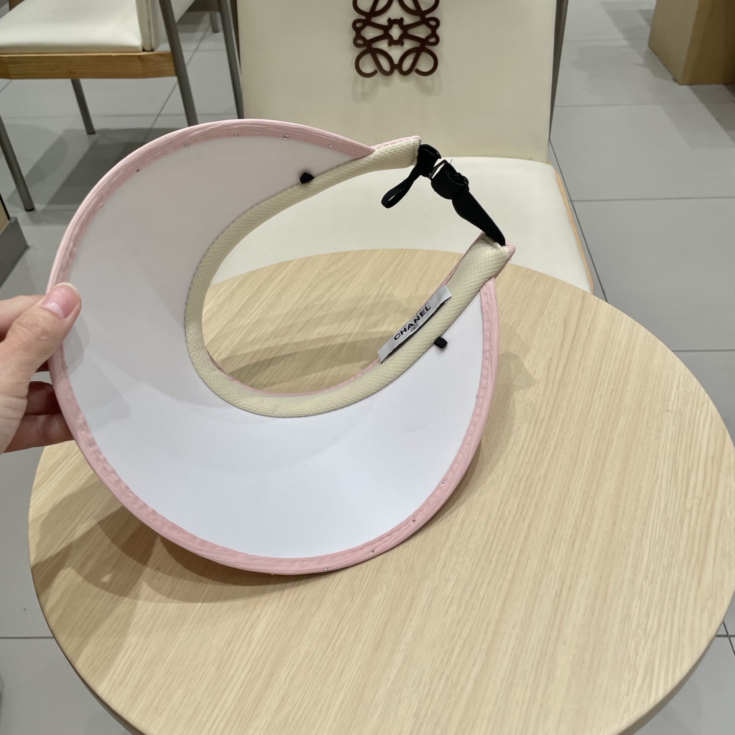  chanel香奈儿帽檐防晒帽2025新款防晒空顶帽大帽檐遮阳帽冰丝太阳帽户外帽子