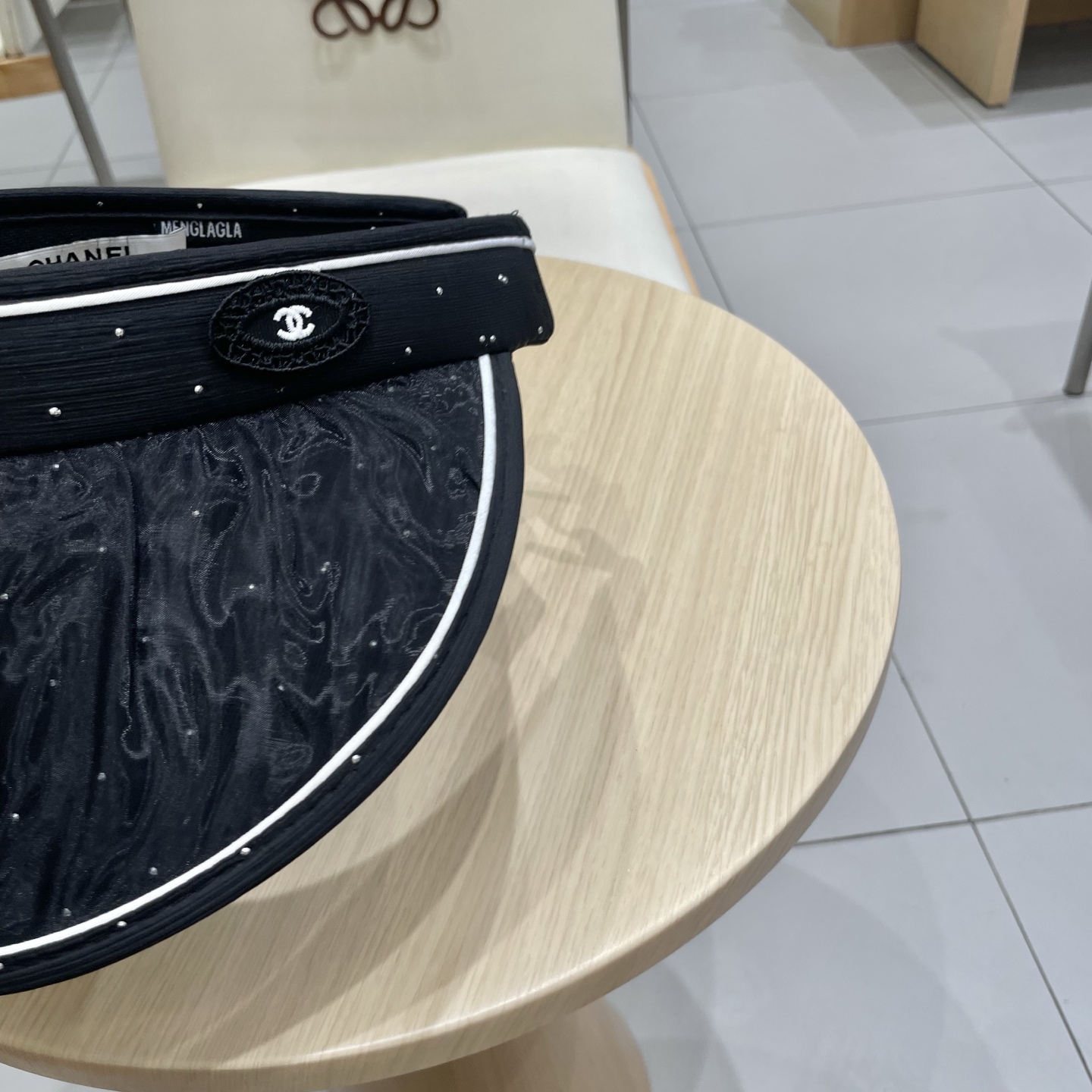  chanel香奈儿帽檐防晒帽2025新款防晒空顶帽大帽檐遮阳帽冰丝太阳帽户外帽子