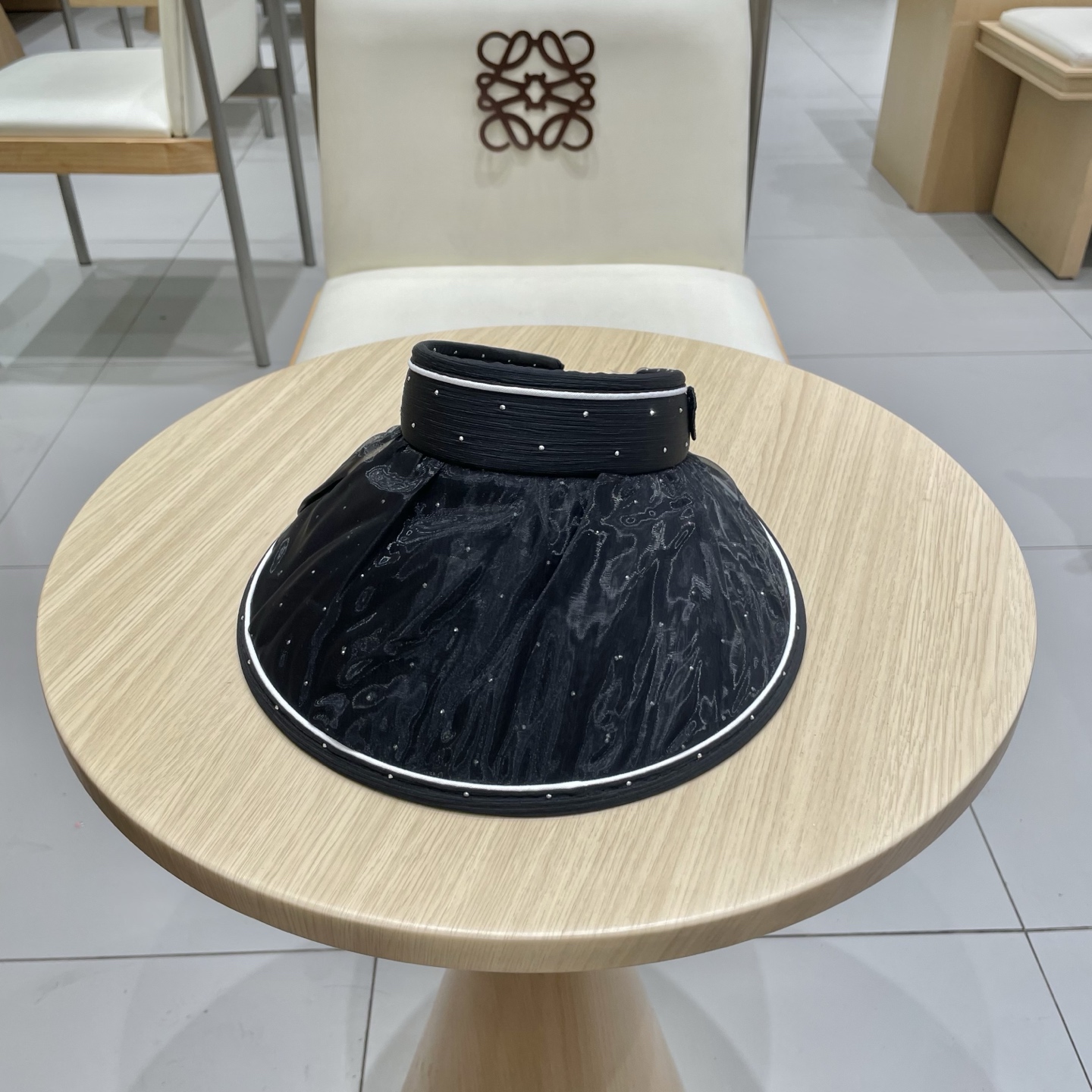  chanel香奈儿帽檐防晒帽2025新款防晒空顶帽大帽檐遮阳帽冰丝太阳帽户外帽子