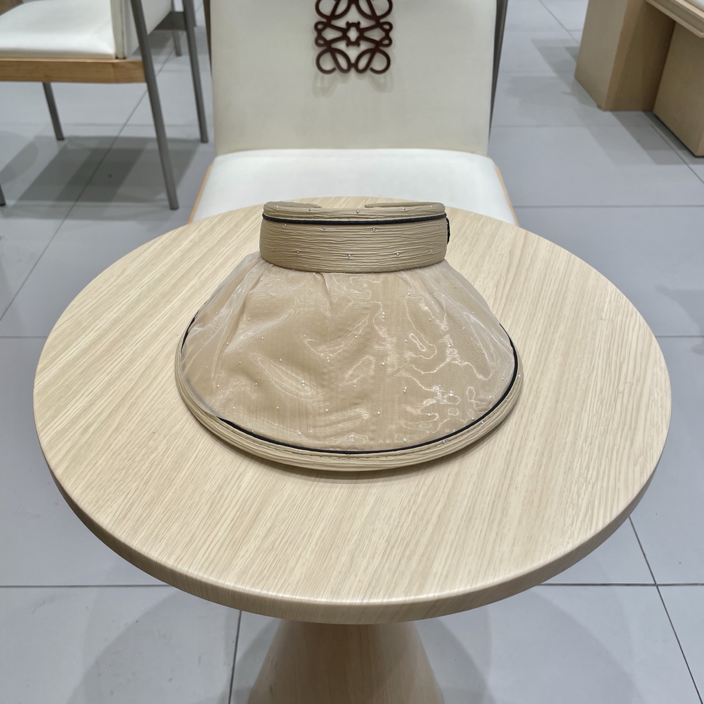  chanel香奈儿帽檐防晒帽2025新款防晒空顶帽大帽檐遮阳帽冰丝太阳帽户外帽子