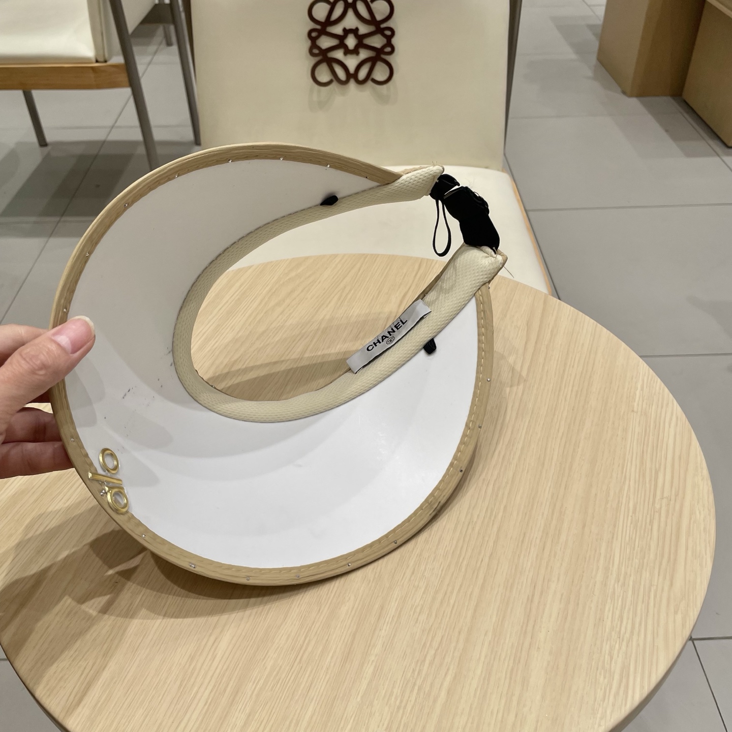  chanel香奈儿帽檐防晒帽2025新款防晒空顶帽大帽檐遮阳帽冰丝太阳帽户外帽子