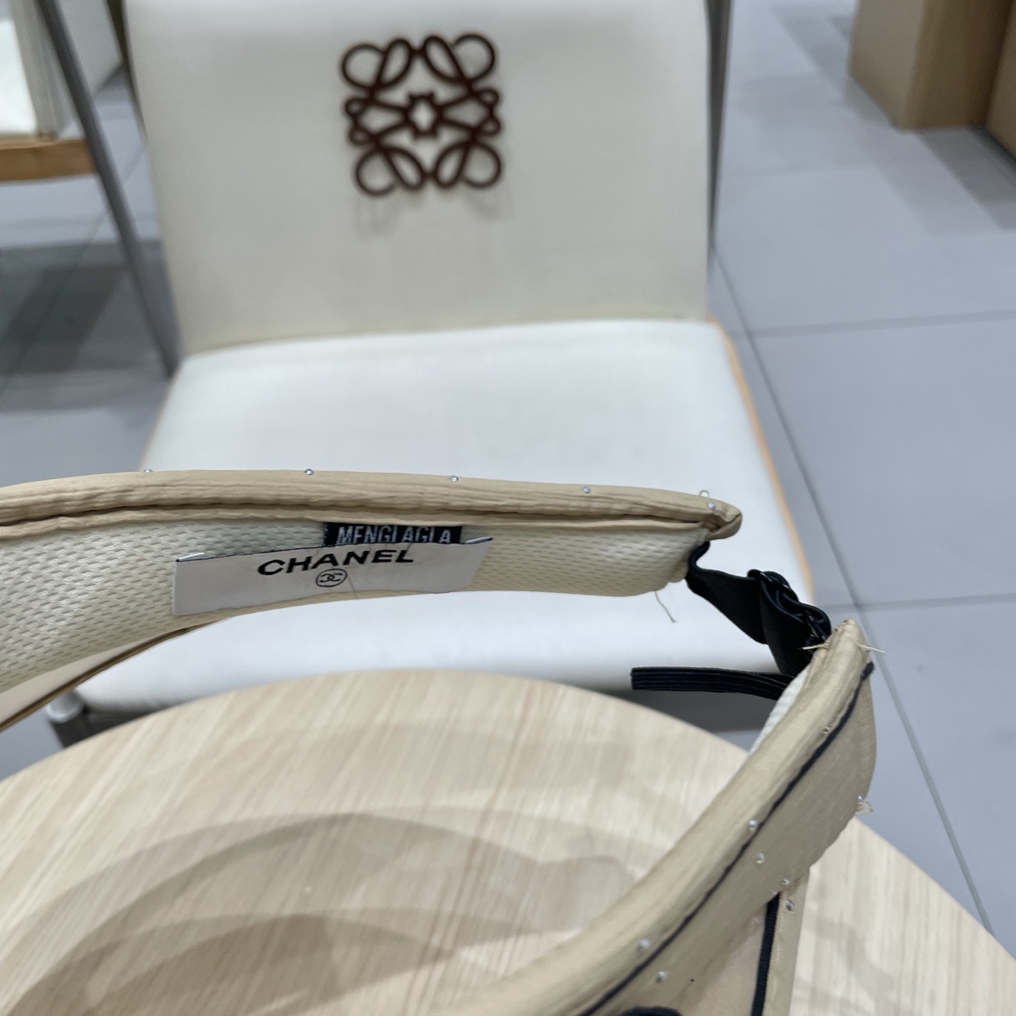  chanel香奈儿帽檐防晒帽2025新款防晒空顶帽大帽檐遮阳帽冰丝太阳帽户外帽子