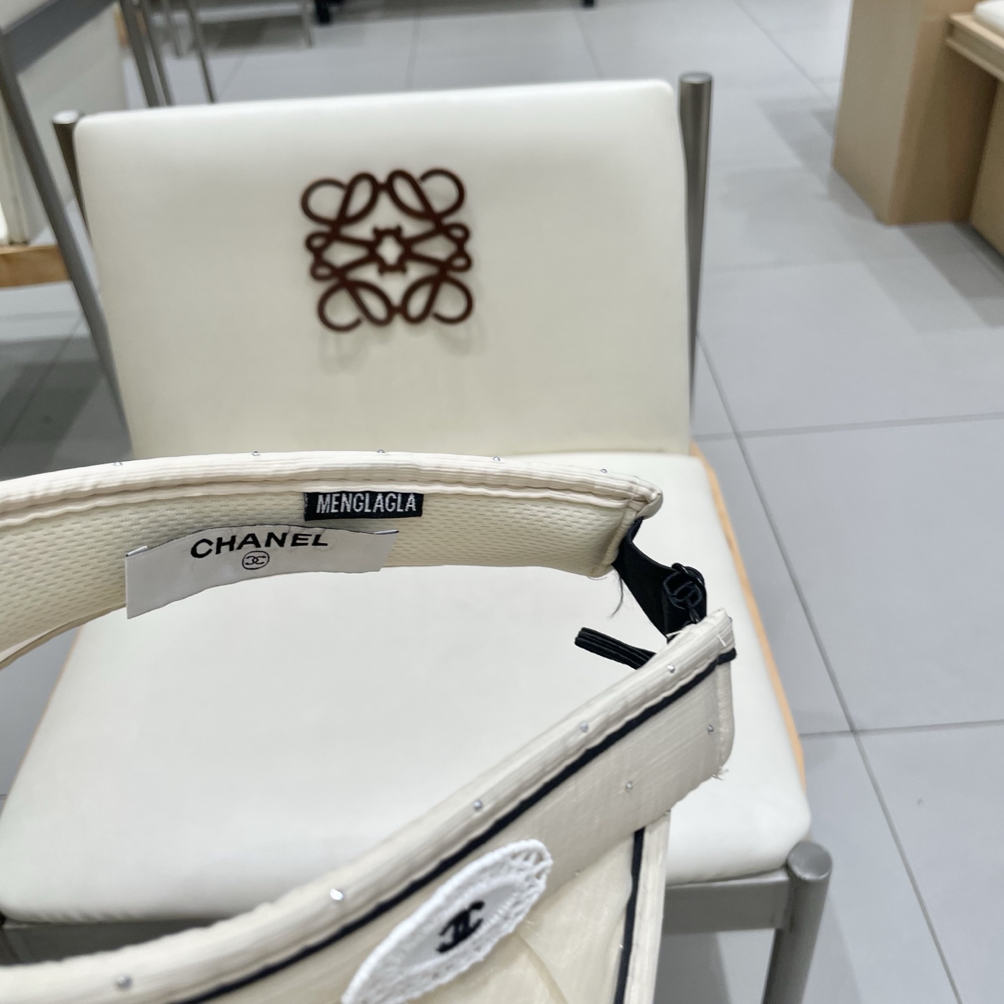  chanel香奈儿帽檐防晒帽2025新款防晒空顶帽大帽檐遮阳帽冰丝太阳帽户外帽子