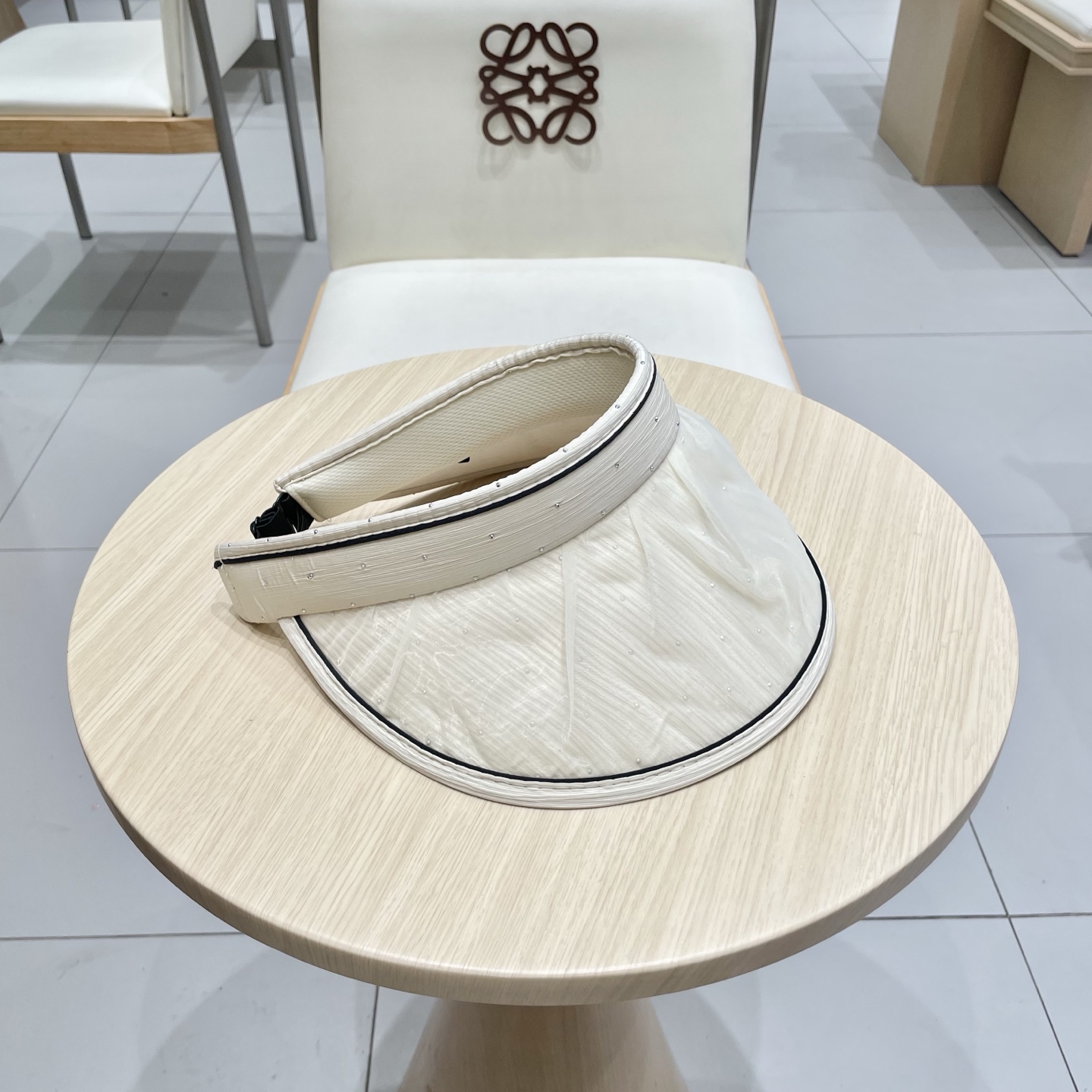  chanel香奈儿帽檐防晒帽2025新款防晒空顶帽大帽檐遮阳帽冰丝太阳帽户外帽子