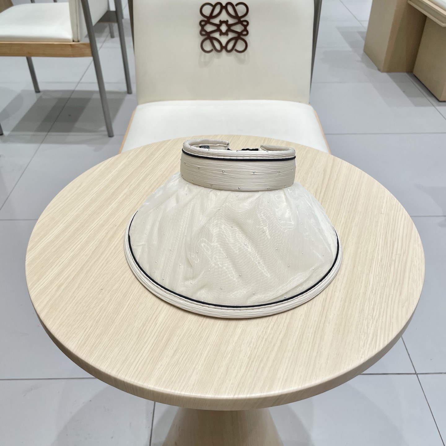  chanel香奈儿帽檐防晒帽2025新款防晒空顶帽大帽檐遮阳帽冰丝太阳帽户外帽子