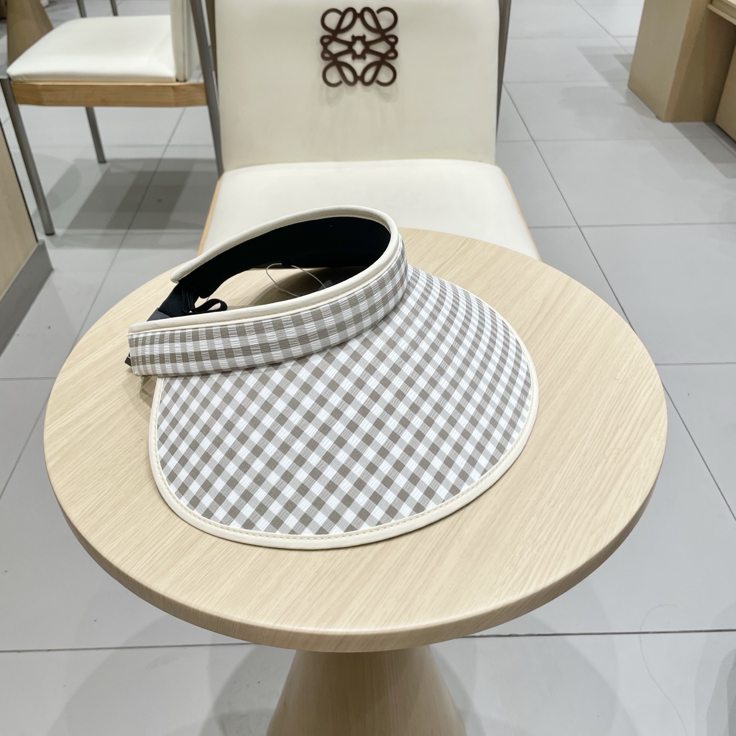  Prada普拉达新款空顶发箍遮阳帽，可调节，头围57cm