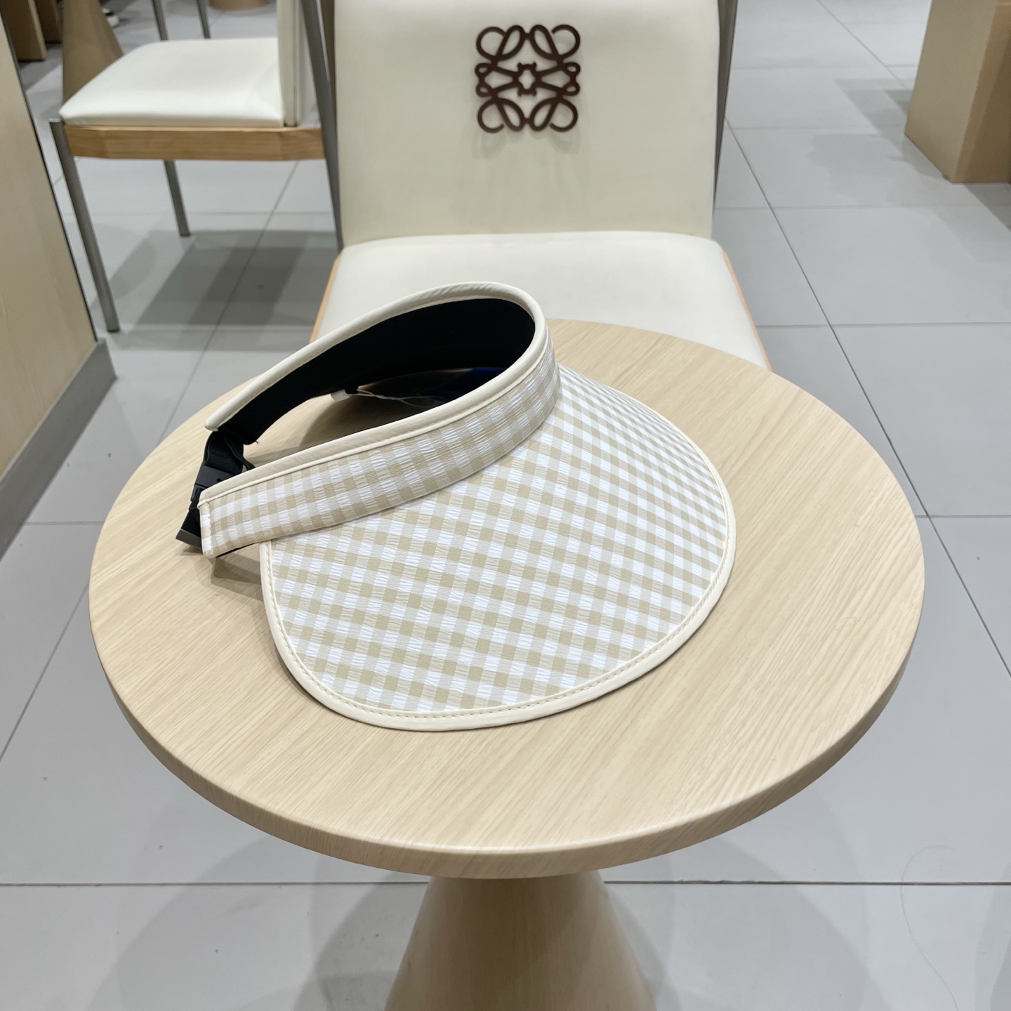  Prada普拉达新款空顶发箍遮阳帽，可调节，头围57cm