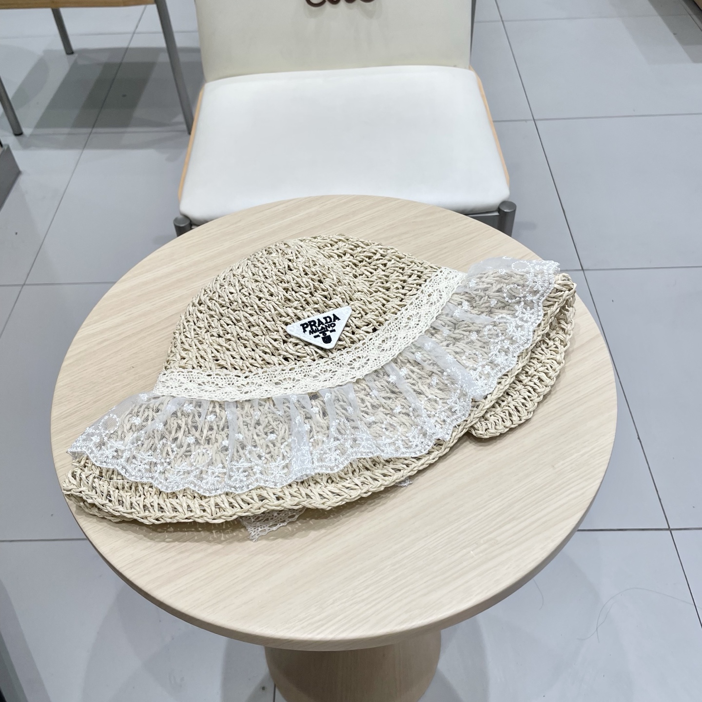 NO:355774,Prada Prada 2025 new lace mesh spliced ​​straw hat women summer sun protection sun hat big brim beach vacation sun hat straw hat fisherman hat baseball hat, hat, prada, prada, espadrilles, hatsprada普拉达2025新款蕾丝网纱拼接草帽女夏季防晒遮阳帽大檐沙滩度假太阳帽帽子草帽渔夫帽棒球帽,帽子,prada,prada,espadrilles,hats,hat