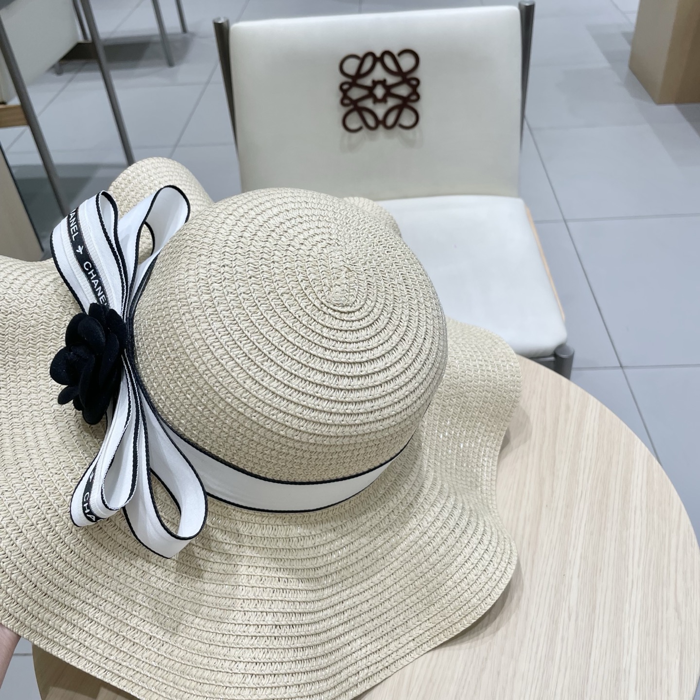  香奈儿CHANEL2025新款草帽，高级定制，名媛风，夏季防晒防紫外线，出行必备，百搭好看