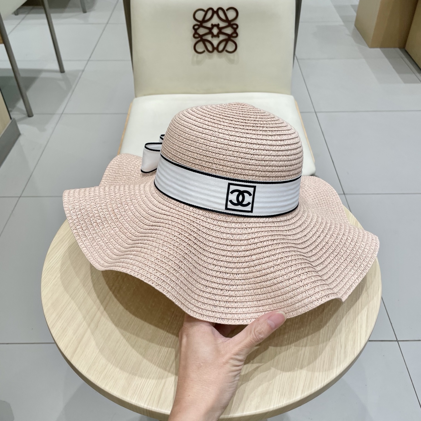  香奈儿CHANEL2025新款草帽，高级定制，名媛风，夏季防晒防紫外线，出行必备，百搭好看