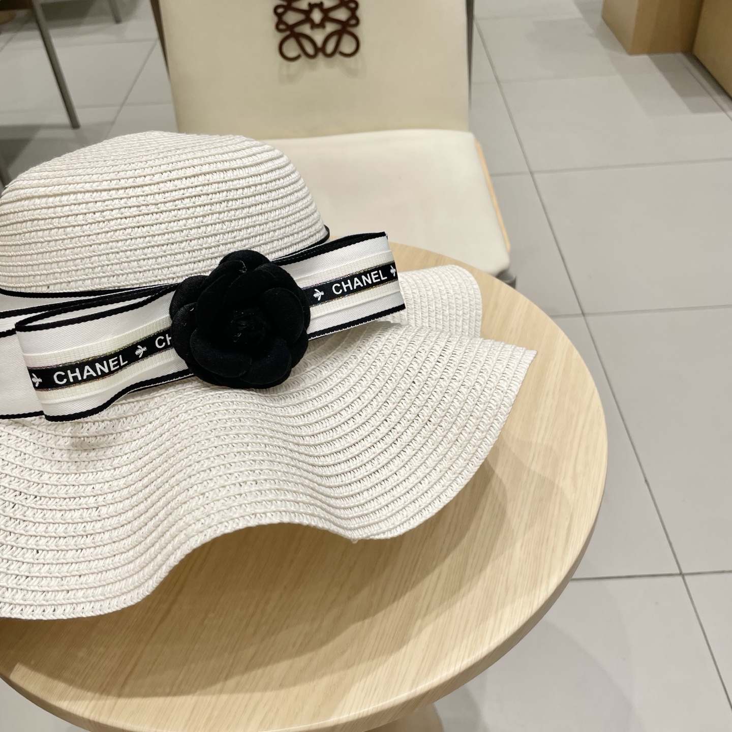  香奈儿CHANEL2025新款草帽，高级定制，名媛风，夏季防晒防紫外线，出行必备，百搭好看