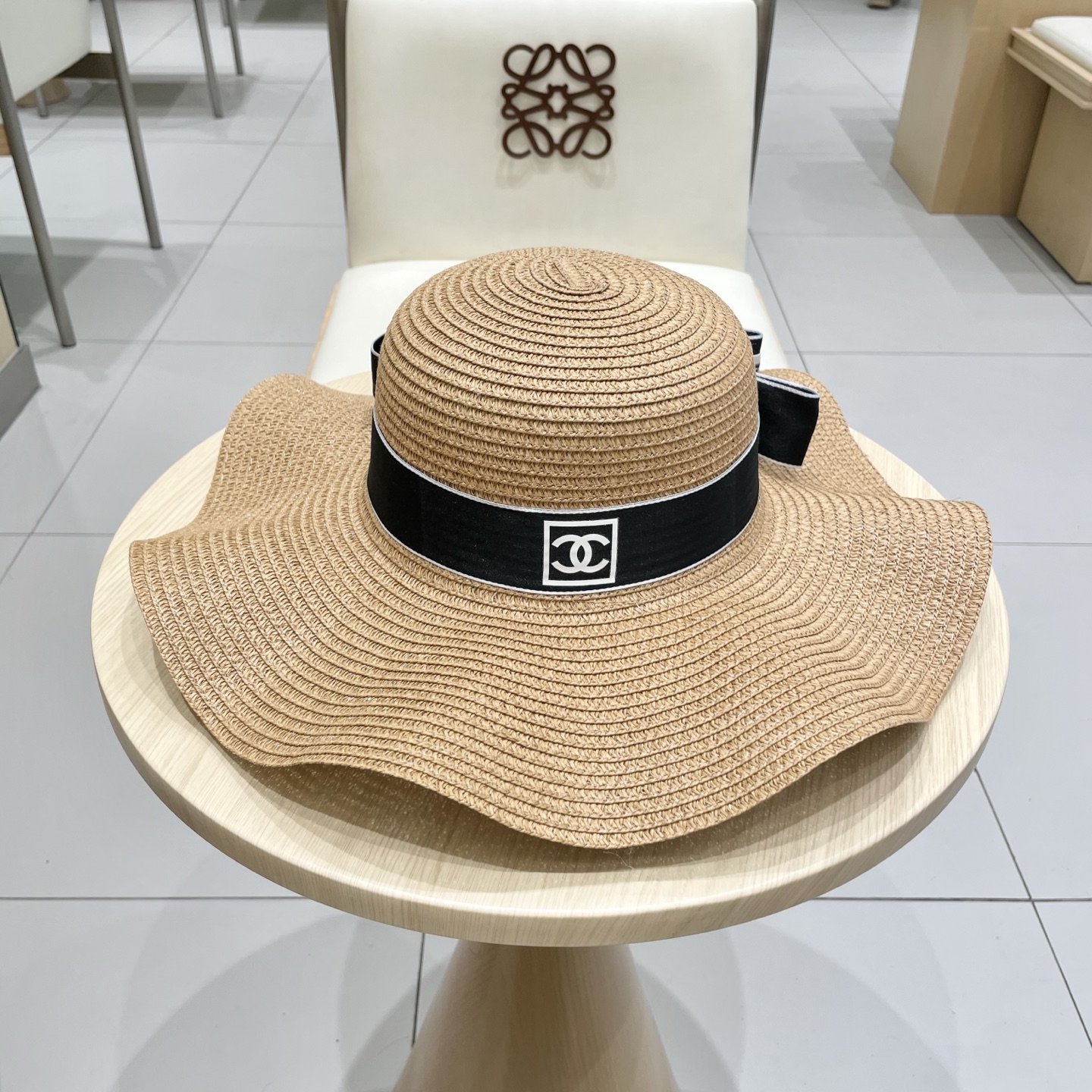  香奈儿CHANEL2025新款草帽，高级定制，名媛风，夏季防晒防紫外线，出行必备，百搭好看