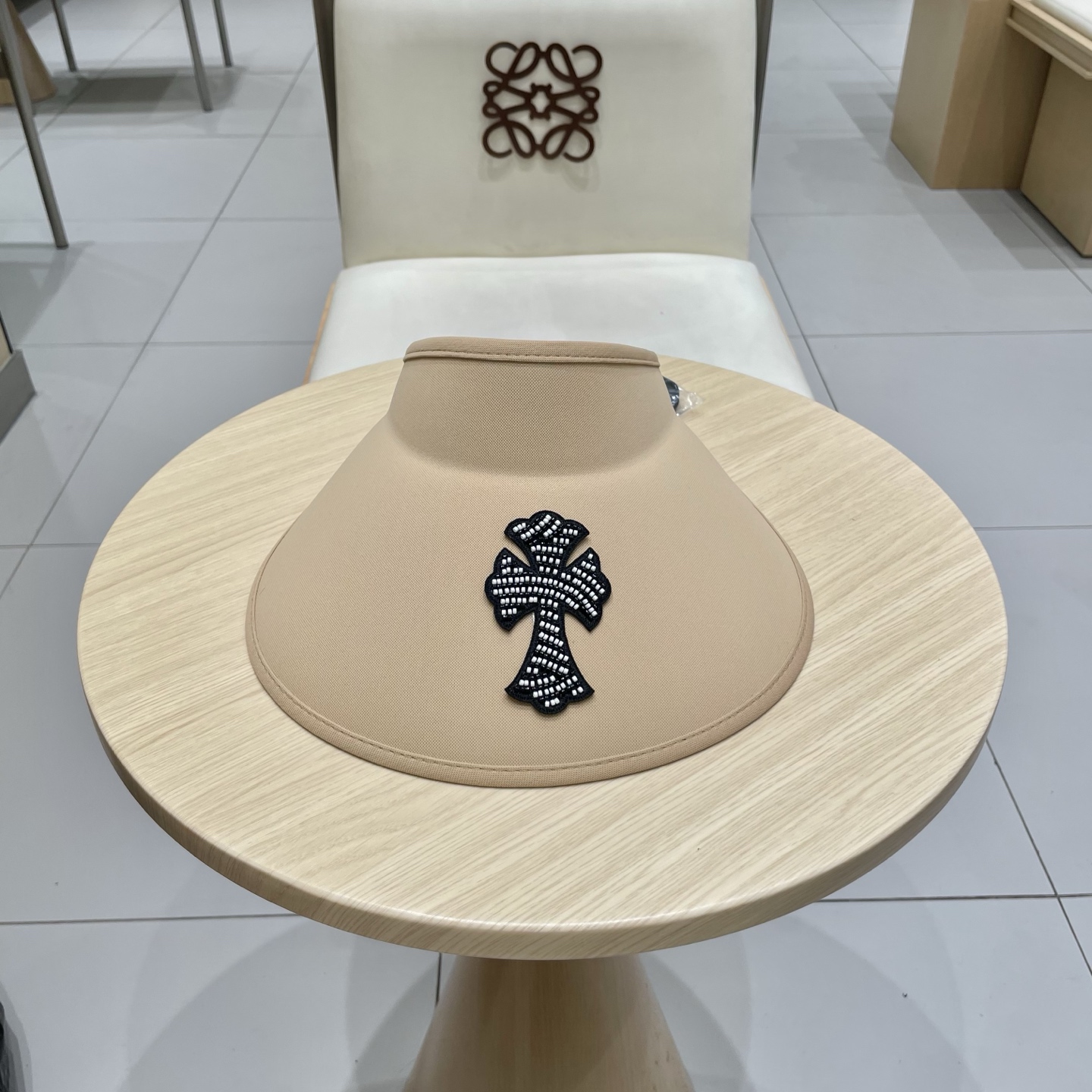  克罗心帽子双面戴2025新款夏季uv防晒防紫外线空顶帽女款太阳遮阳帽遮脸