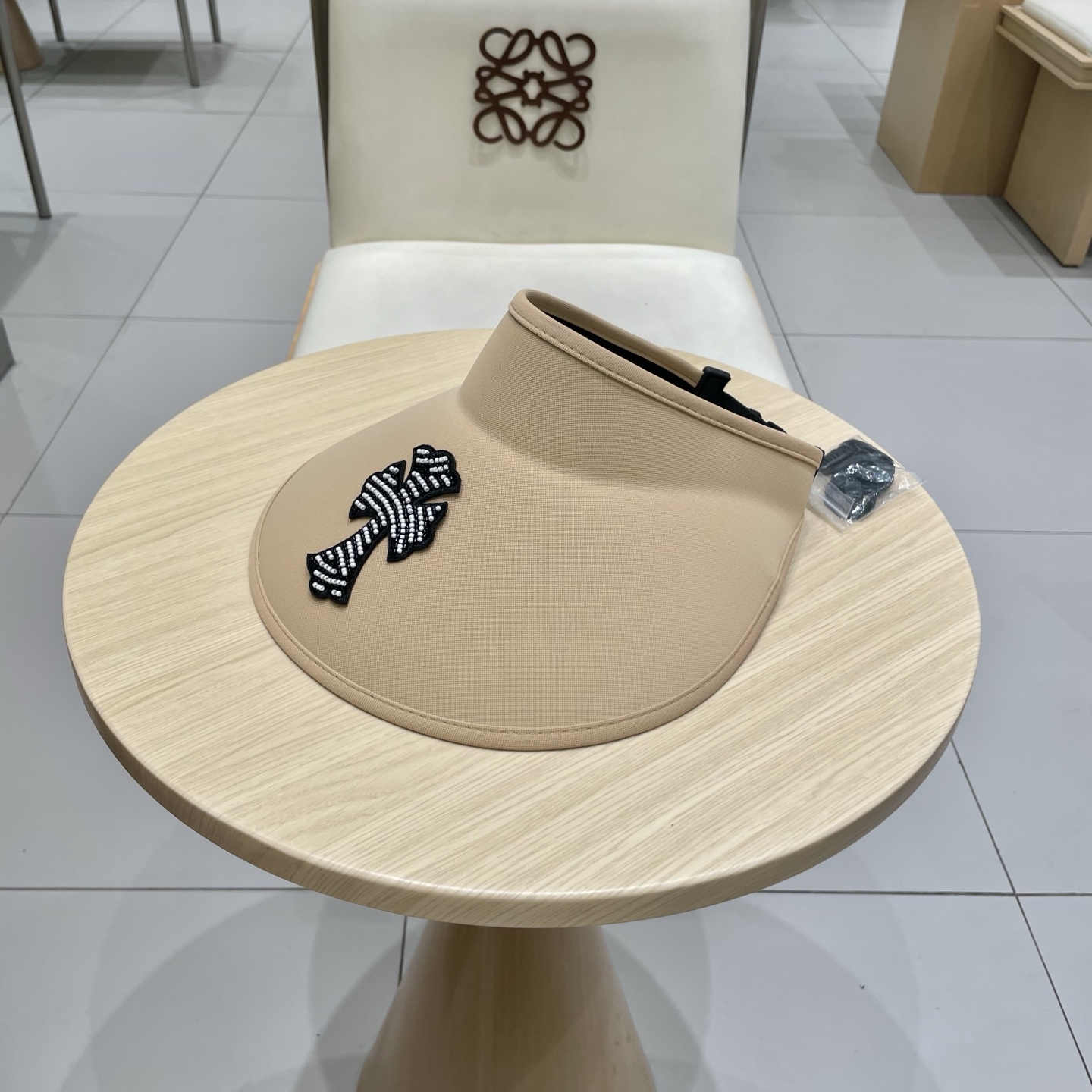  克罗心帽子双面戴2025新款夏季uv防晒防紫外线空顶帽女款太阳遮阳帽遮脸