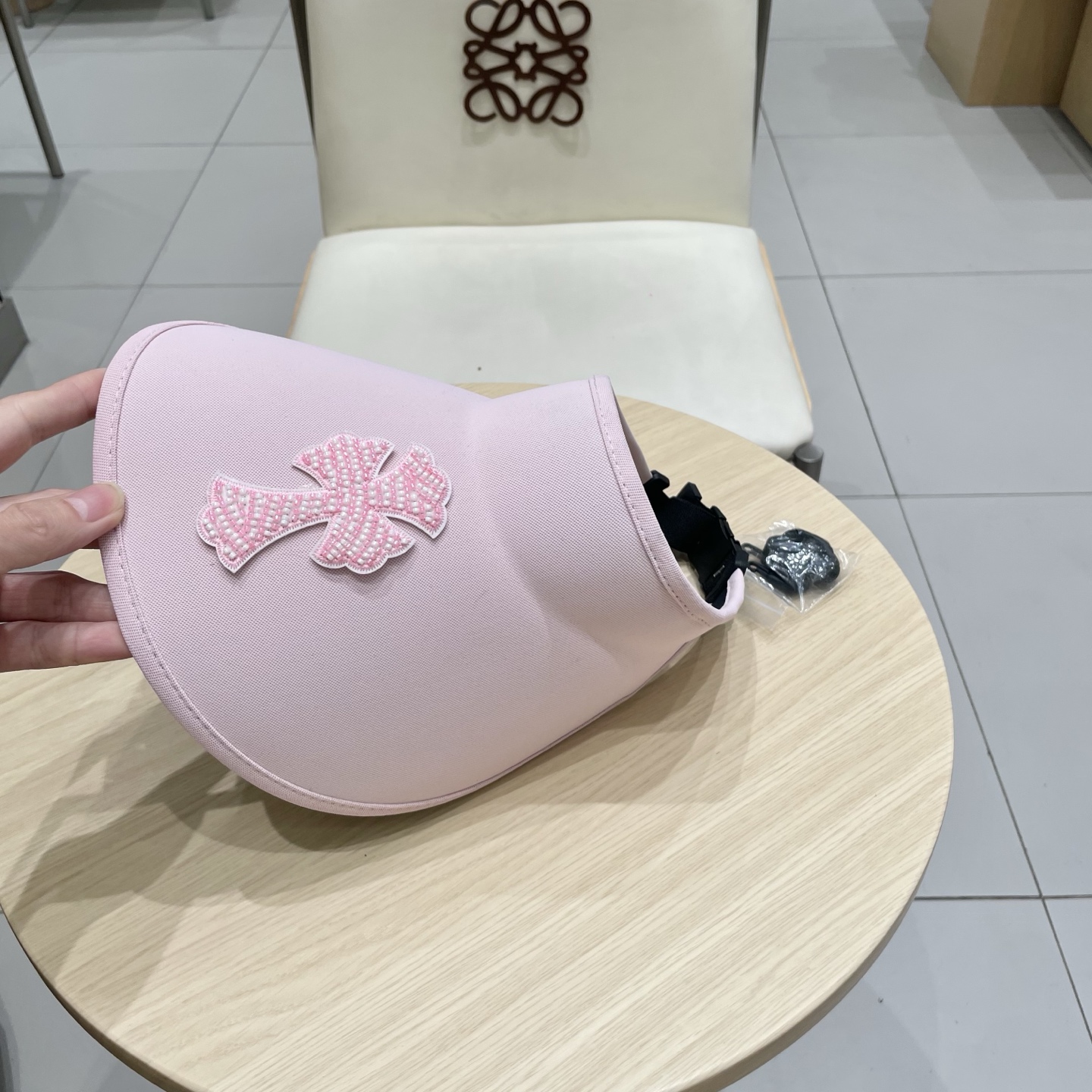  克罗心帽子双面戴2025新款夏季uv防晒防紫外线空顶帽女款太阳遮阳帽遮脸